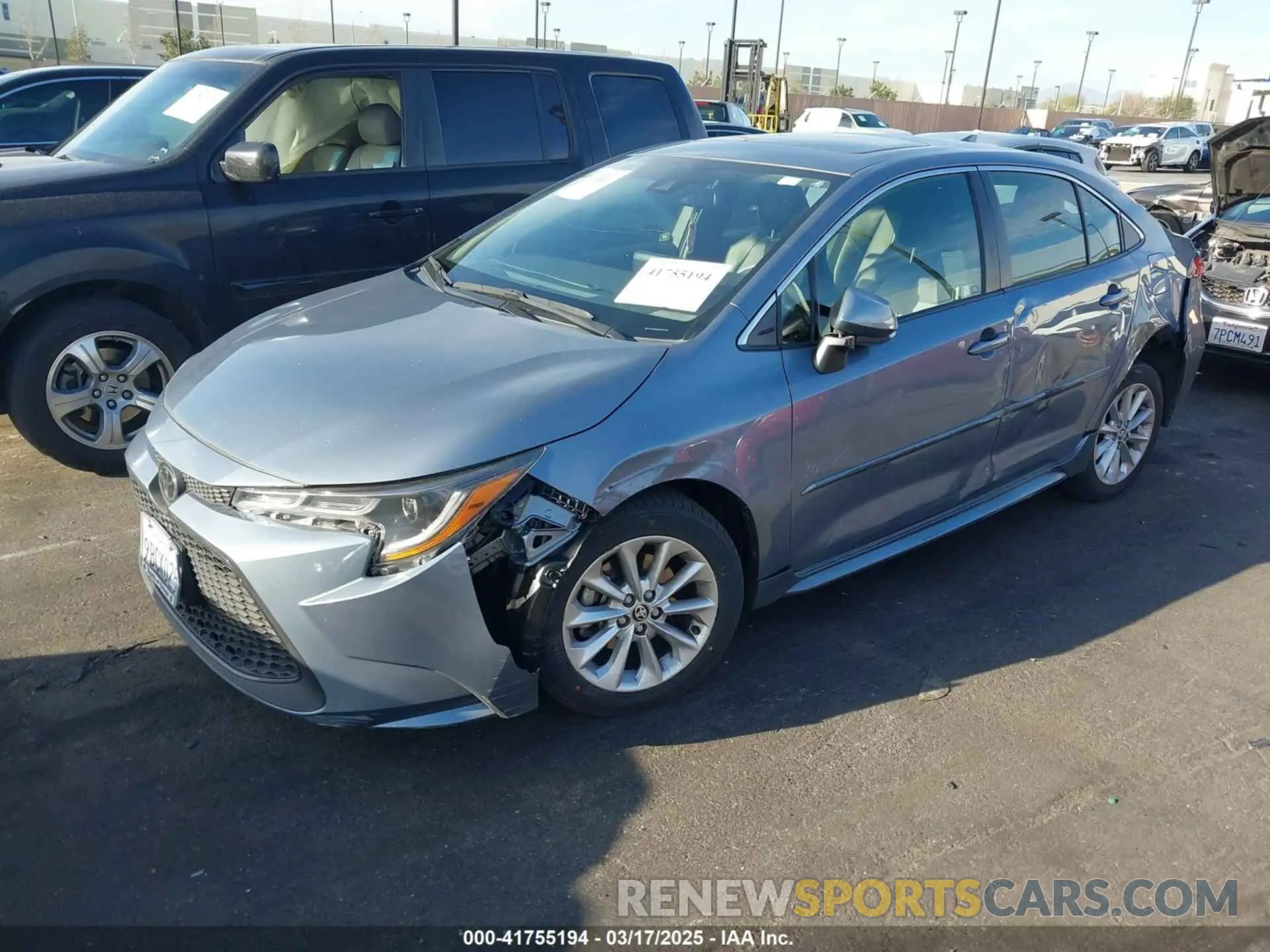 2 Photograph of a damaged car JTDFPMAE8N3013415 TOYOTA COROLLA 2022