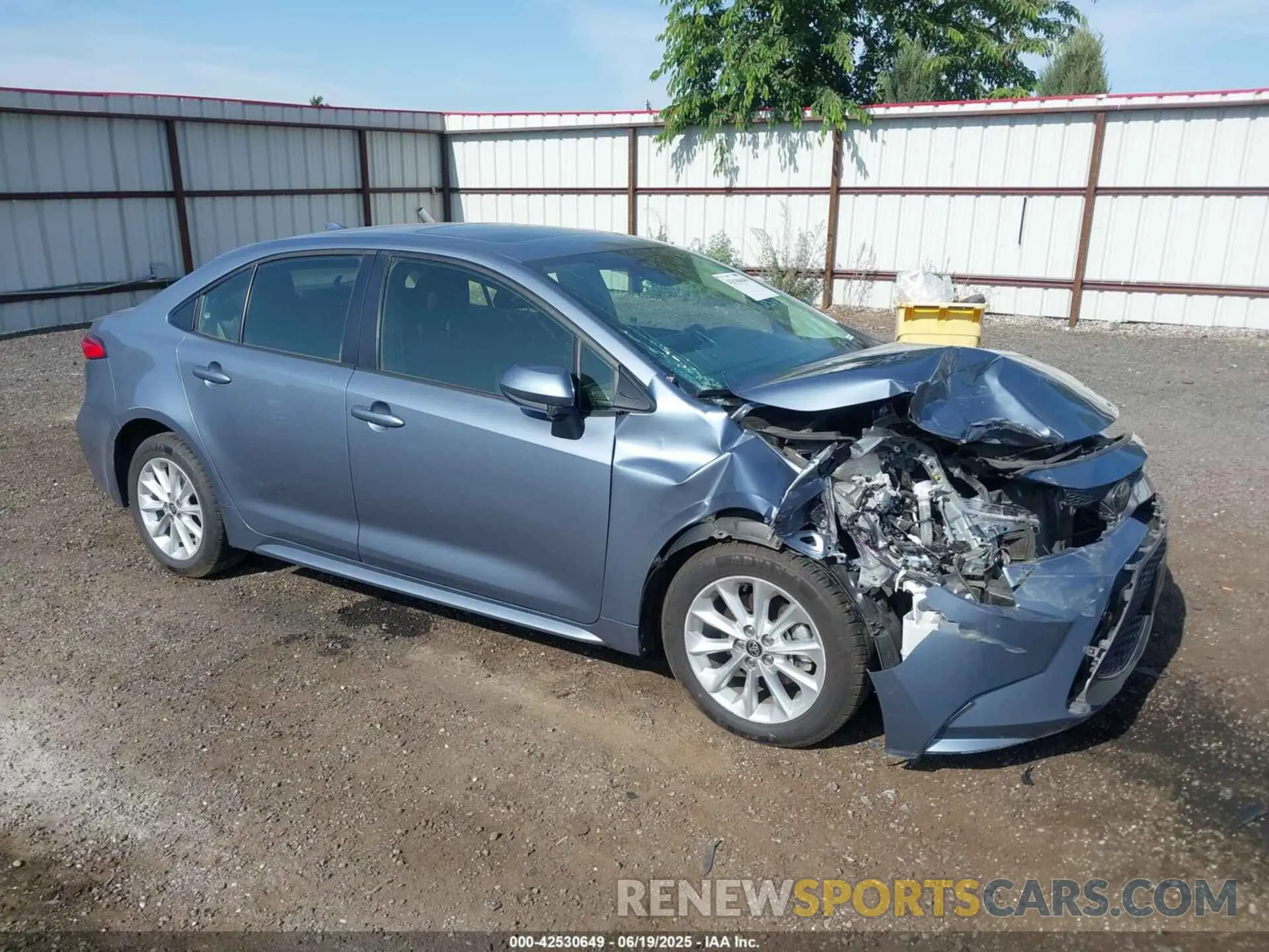 1 Photograph of a damaged car JTDHPMAE5N3031895 TOYOTA COROLLA 2022