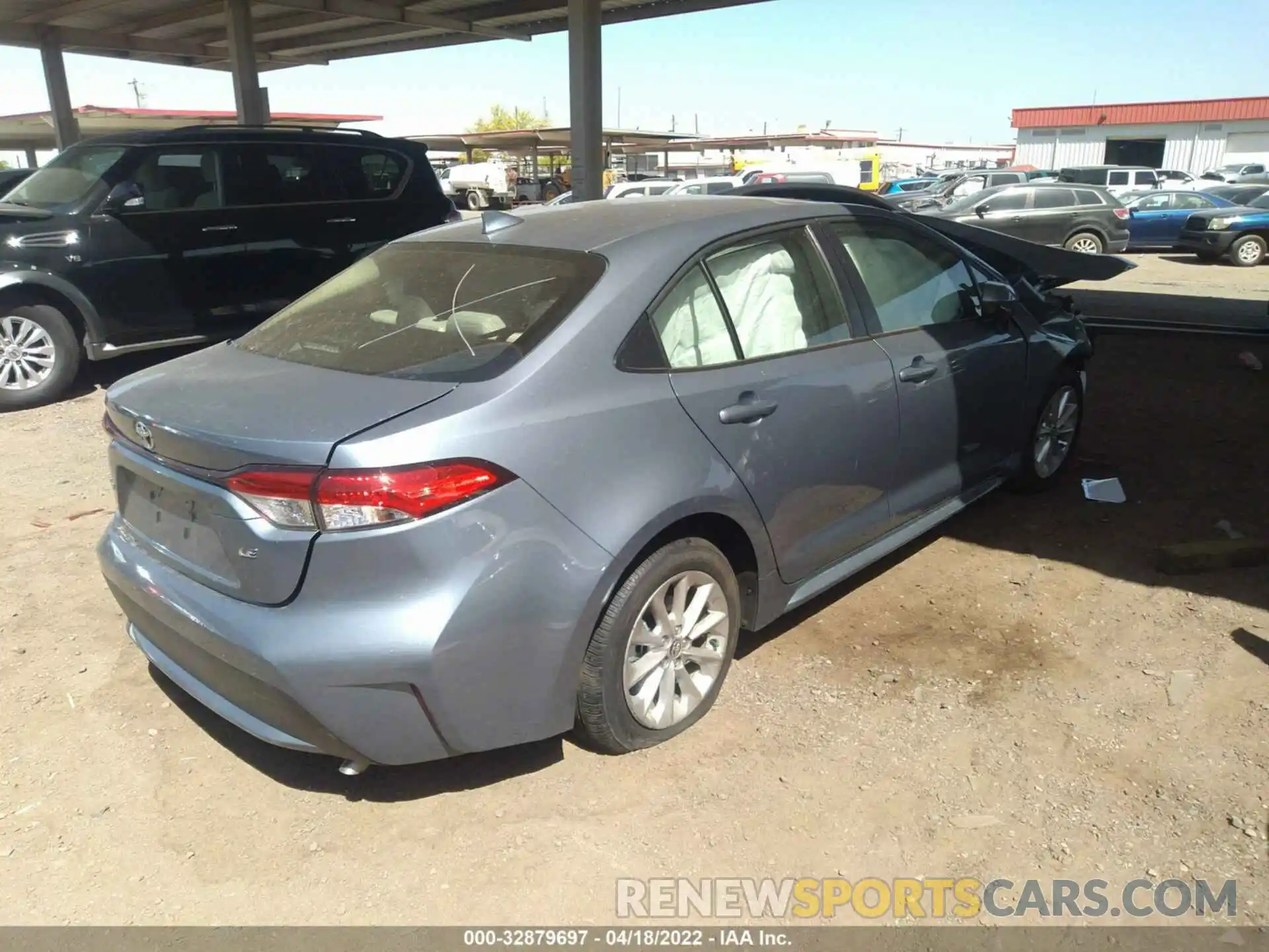 4 Photograph of a damaged car JTDHPMAE5NJ215293 TOYOTA COROLLA 2022