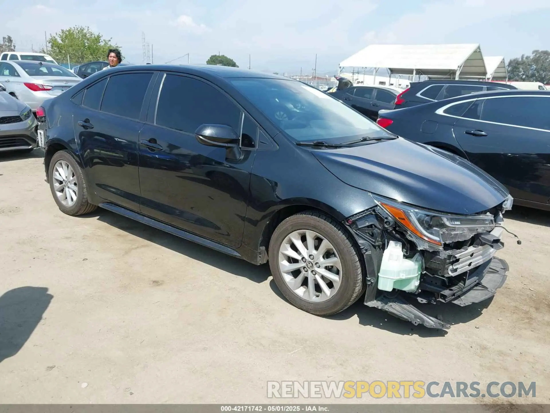 1 Photograph of a damaged car JTDHPMAE8NJ226529 TOYOTA COROLLA 2022