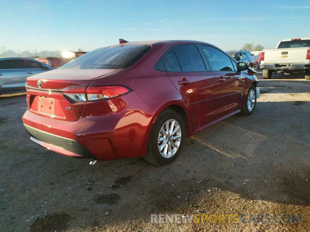 3 Photograph of a damaged car JTDHPMAE9NJ225163 TOYOTA COROLLA 2022