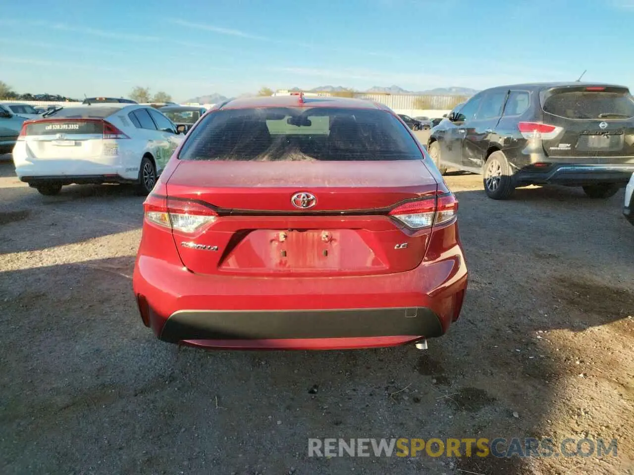 6 Photograph of a damaged car JTDHPMAE9NJ225163 TOYOTA COROLLA 2022