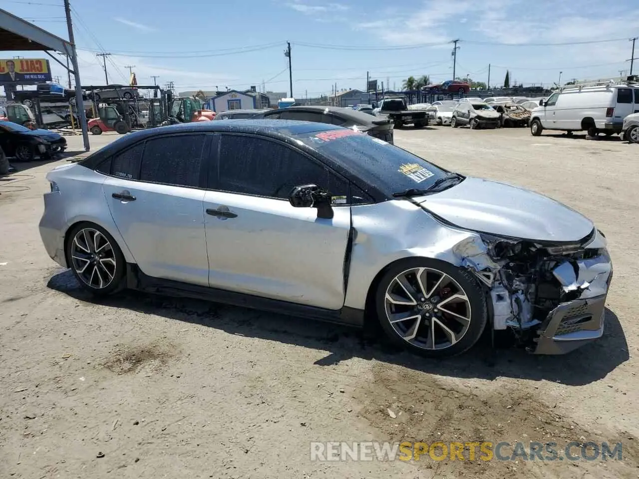 4 Photograph of a damaged car JTDM4MCE1NJ091608 TOYOTA COROLLA 2022