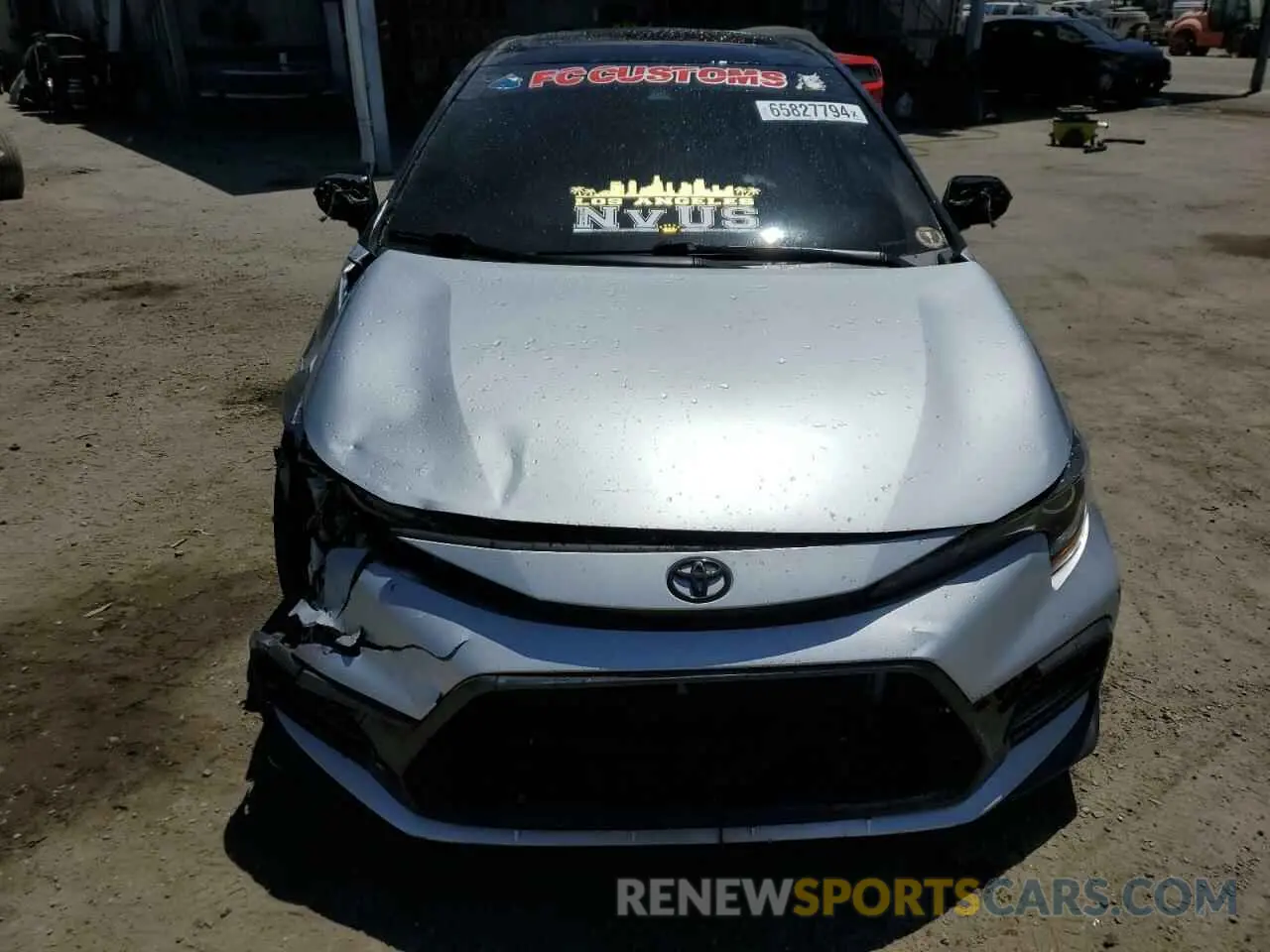 5 Photograph of a damaged car JTDM4MCE1NJ091608 TOYOTA COROLLA 2022