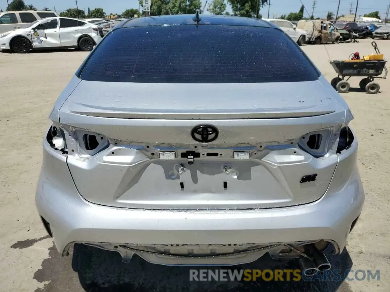 6 Photograph of a damaged car JTDM4MCE1NJ091608 TOYOTA COROLLA 2022