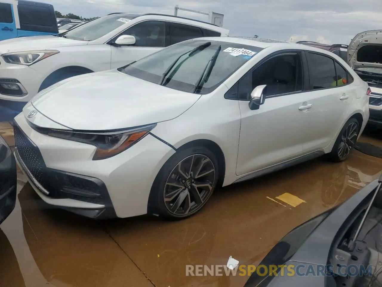 1 Photograph of a damaged car JTDM4MCE4NJ098391 TOYOTA COROLLA 2022