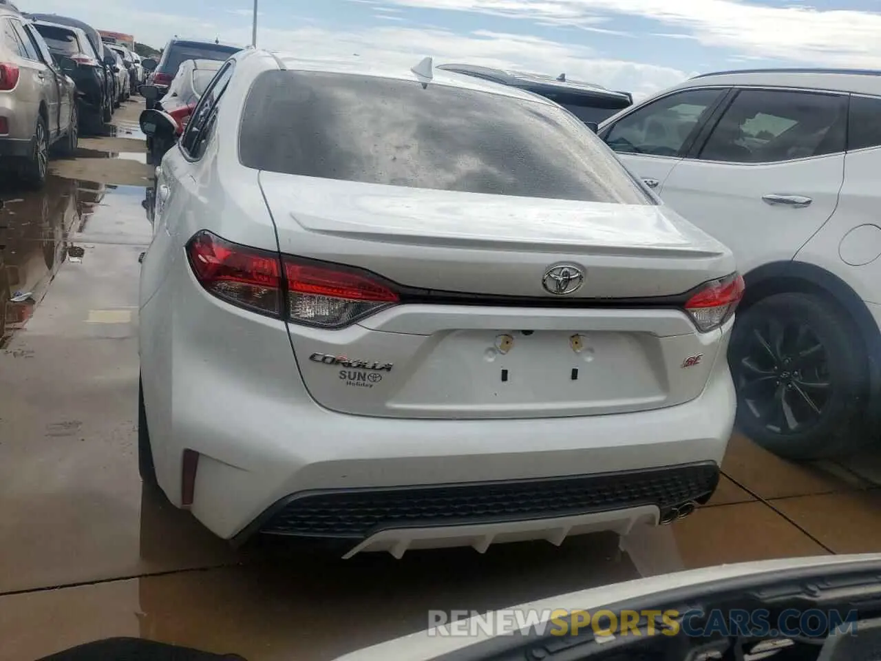 6 Photograph of a damaged car JTDM4MCE4NJ098391 TOYOTA COROLLA 2022