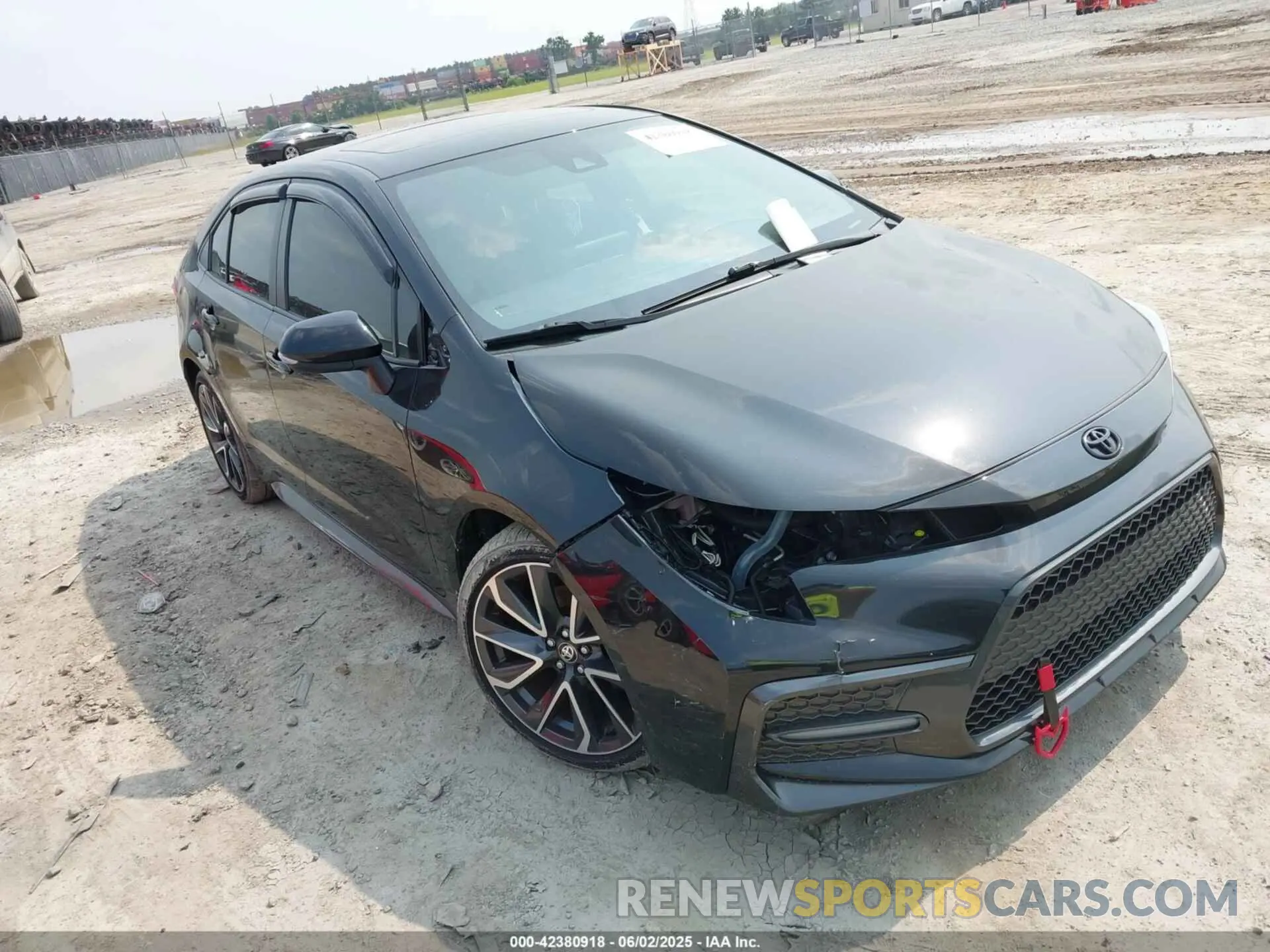 1 Photograph of a damaged car JTDM4MCE6NJ098800 TOYOTA COROLLA 2022