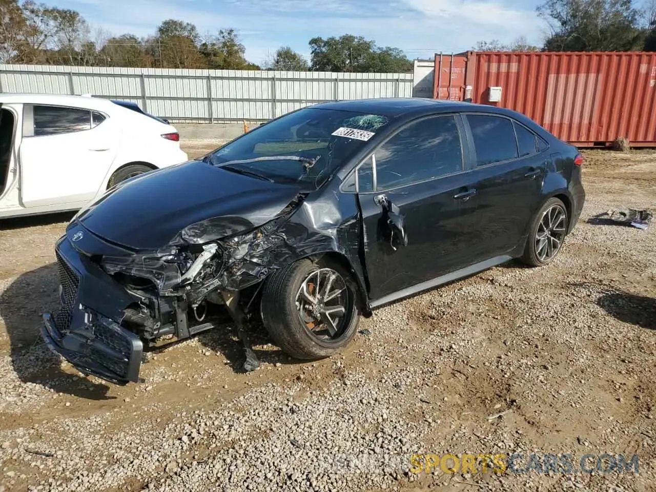 1 Photograph of a damaged car JTDM4MCE7NJ098482 TOYOTA COROLLA 2022