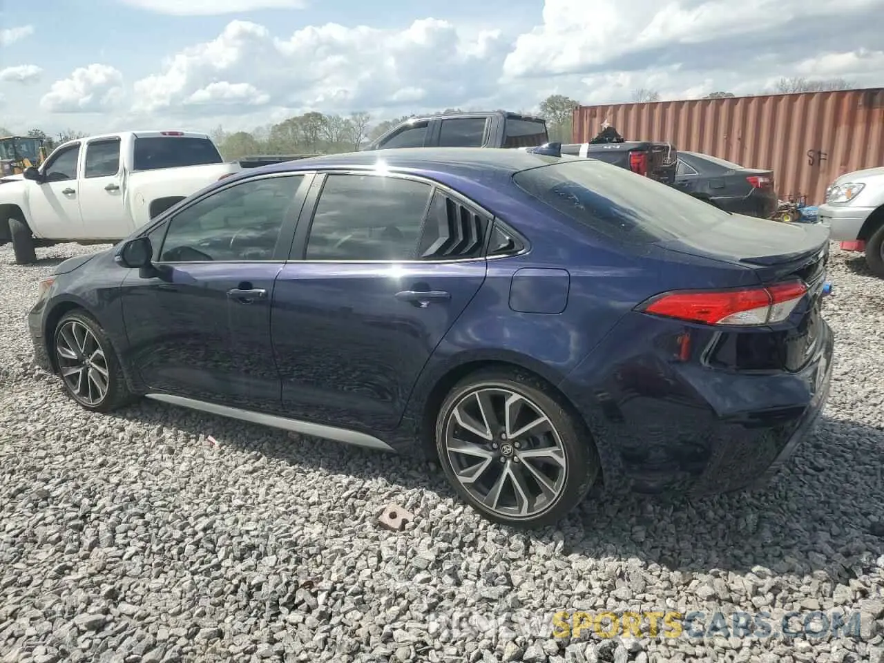 2 Photograph of a damaged car JTDM4MCE8NJ086762 TOYOTA COROLLA 2022
