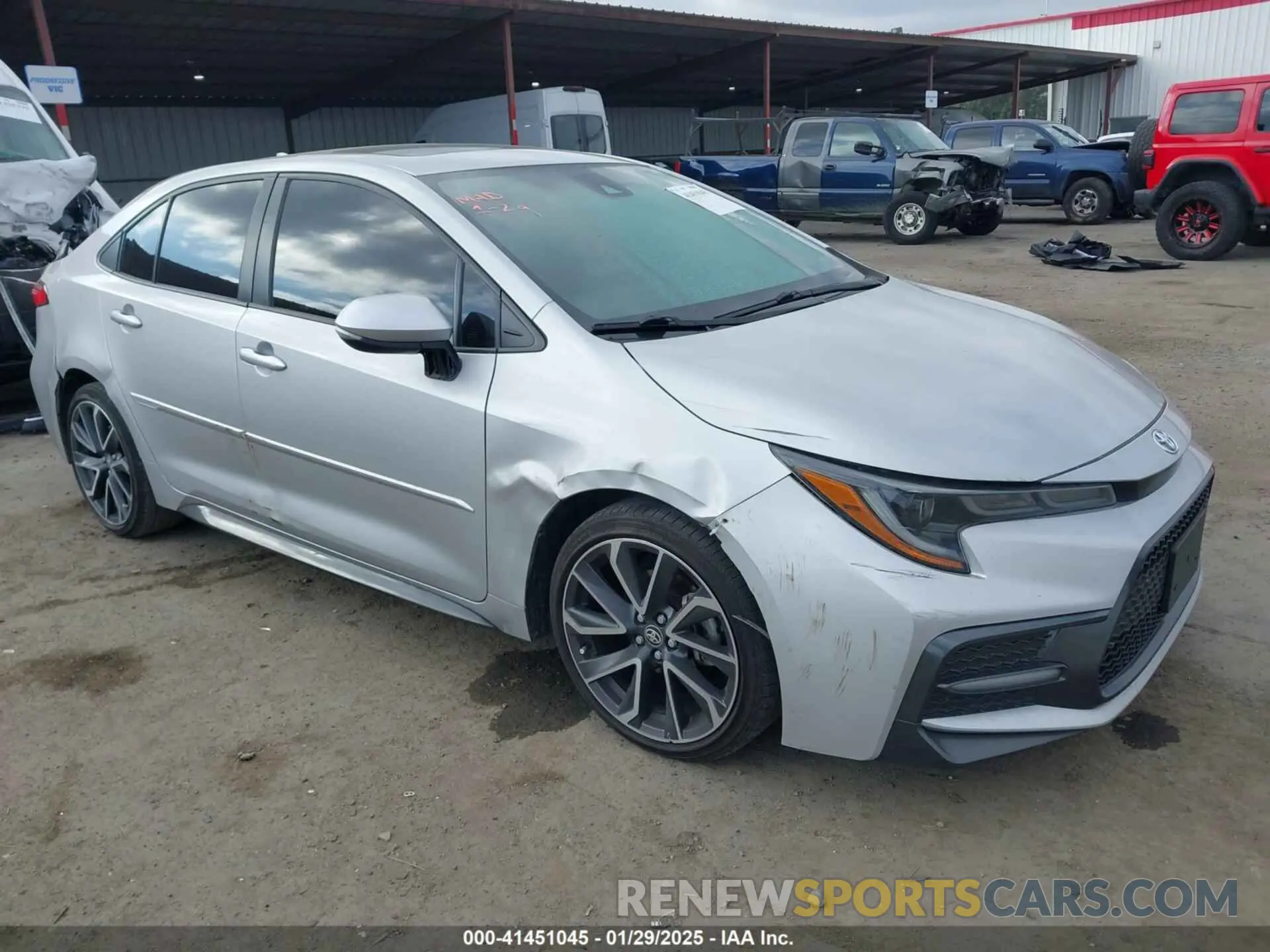 1 Photograph of a damaged car JTDM4MCEXNJ097309 TOYOTA COROLLA 2022