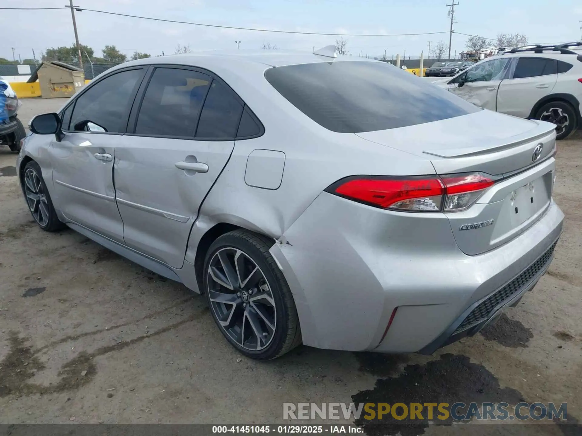 3 Photograph of a damaged car JTDM4MCEXNJ097309 TOYOTA COROLLA 2022