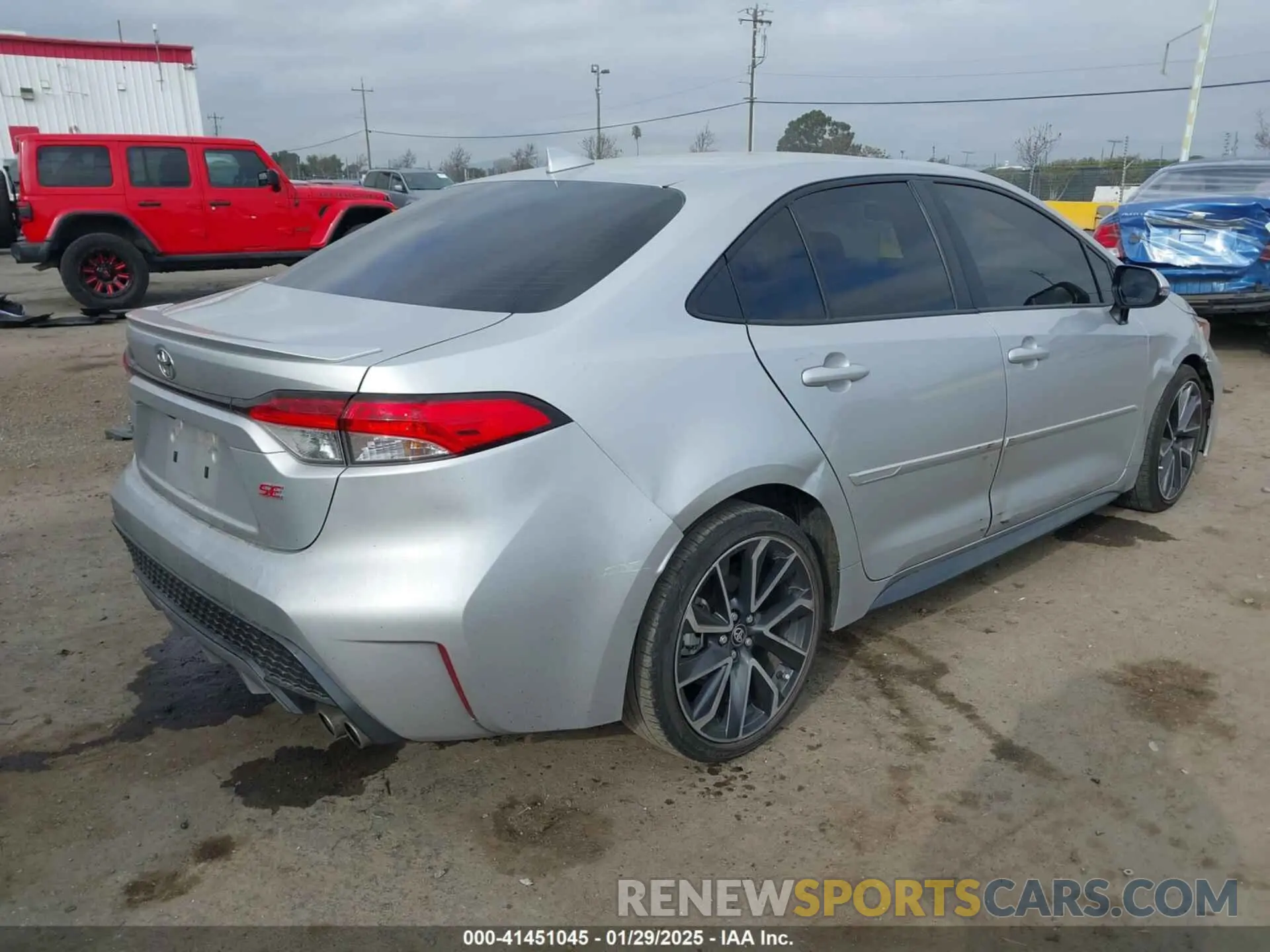 4 Photograph of a damaged car JTDM4MCEXNJ097309 TOYOTA COROLLA 2022