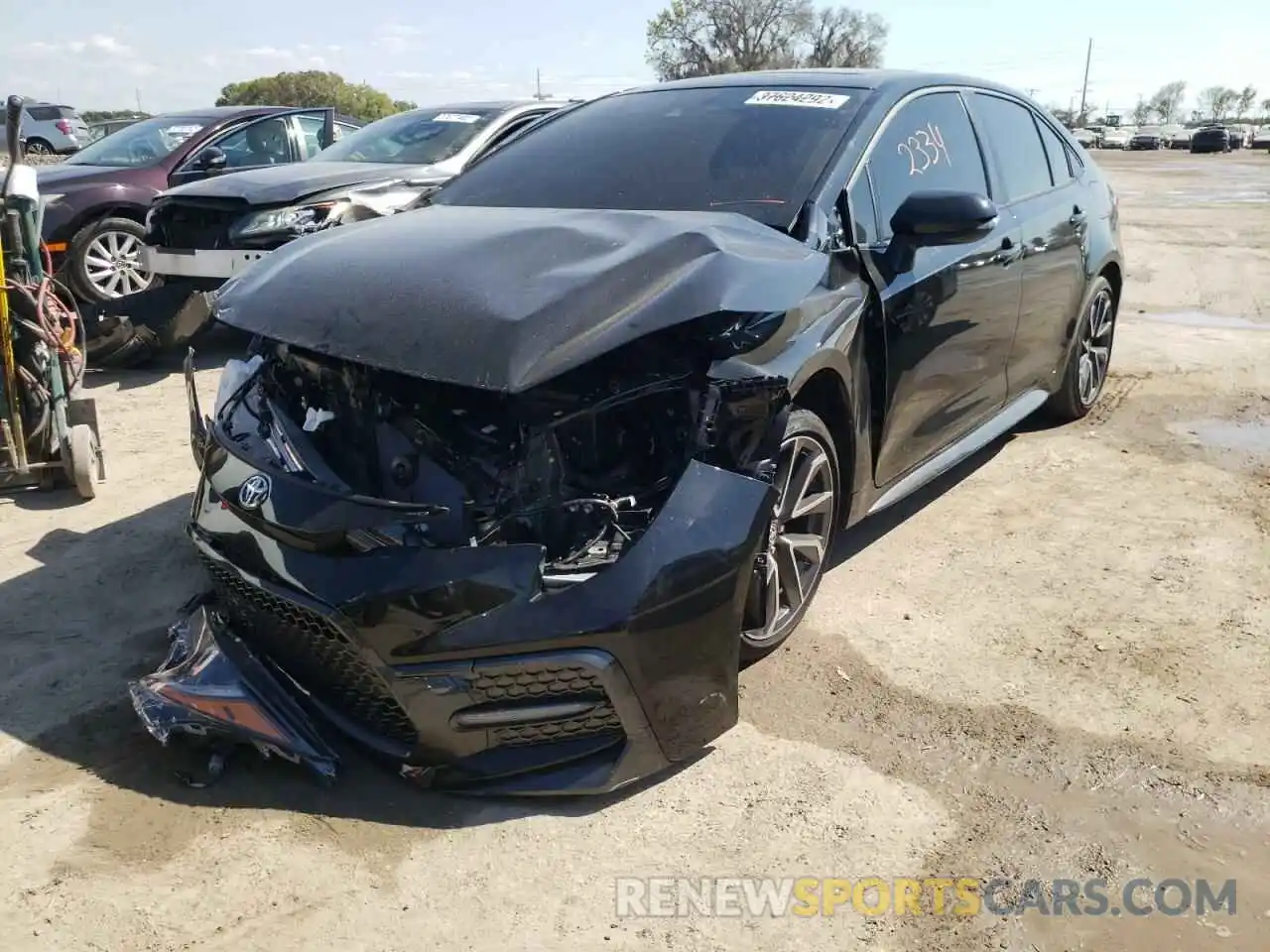 2 Photograph of a damaged car JTDP4MCE0NJ091063 TOYOTA COROLLA 2022