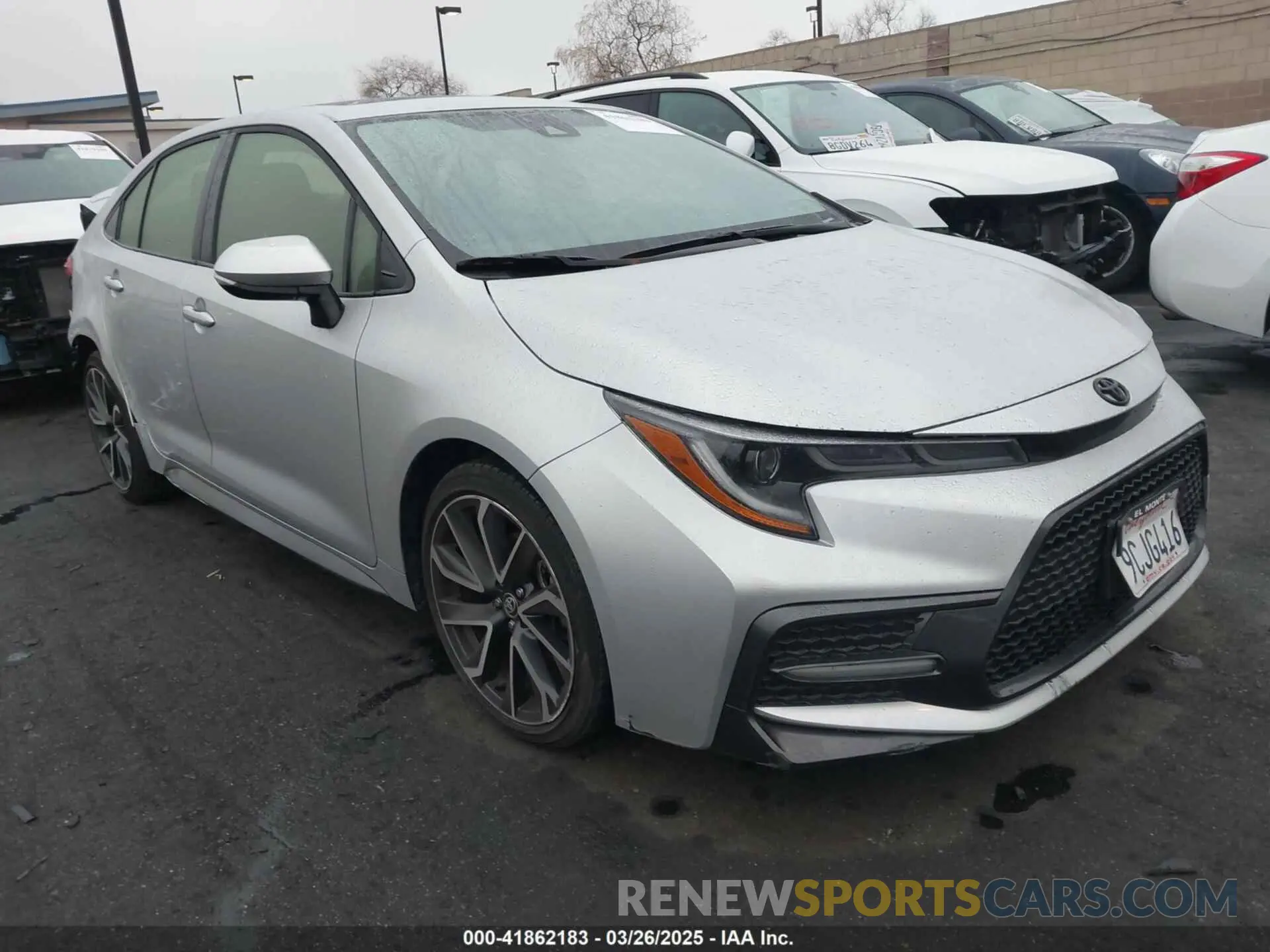 1 Photograph of a damaged car JTDP4MCE4N3511315 TOYOTA COROLLA 2022