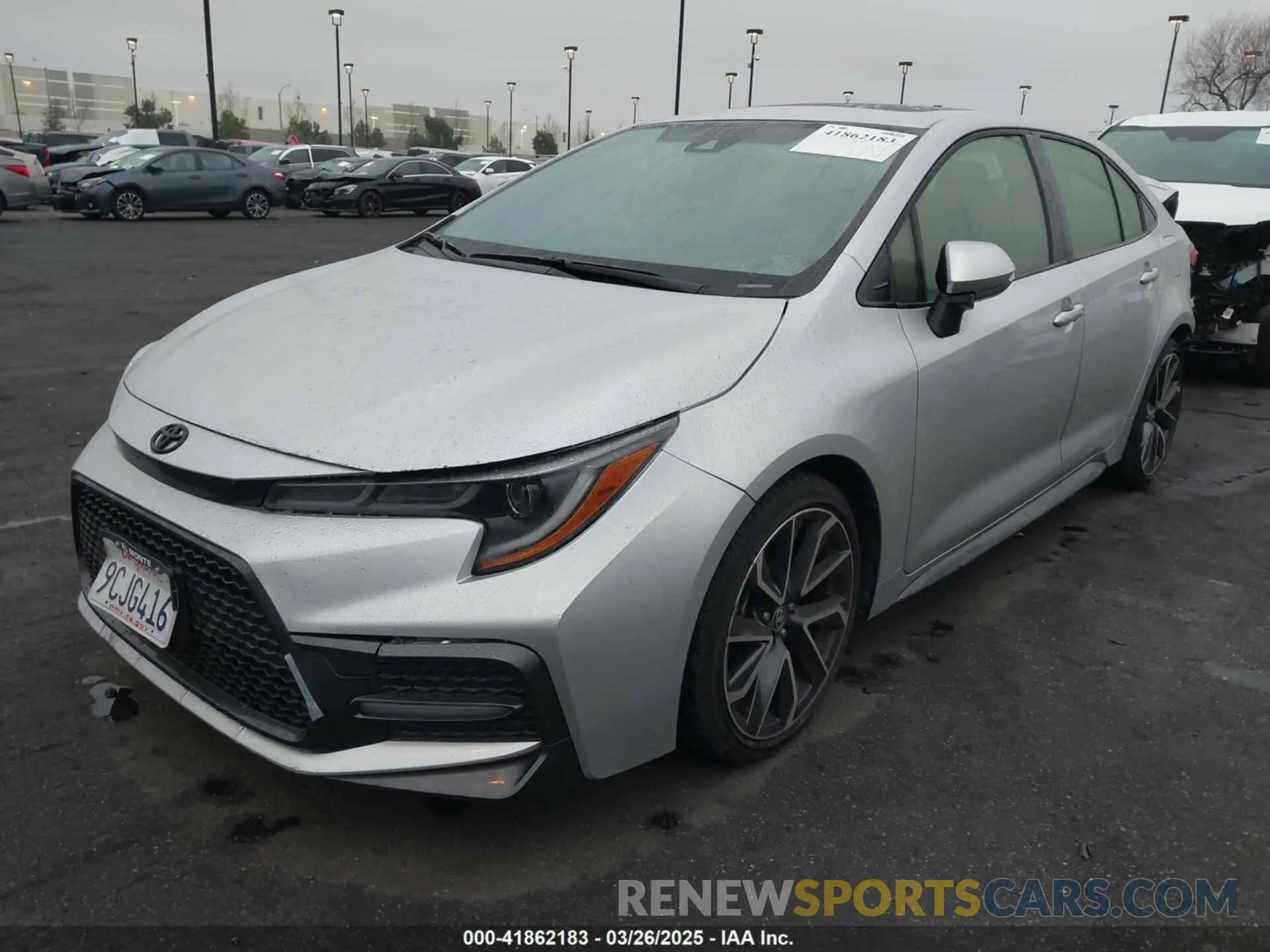 2 Photograph of a damaged car JTDP4MCE4N3511315 TOYOTA COROLLA 2022