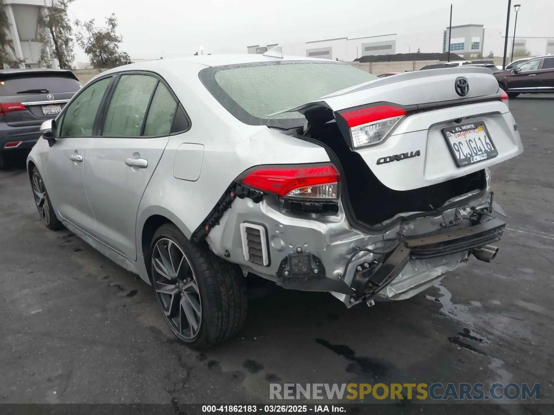 3 Photograph of a damaged car JTDP4MCE4N3511315 TOYOTA COROLLA 2022