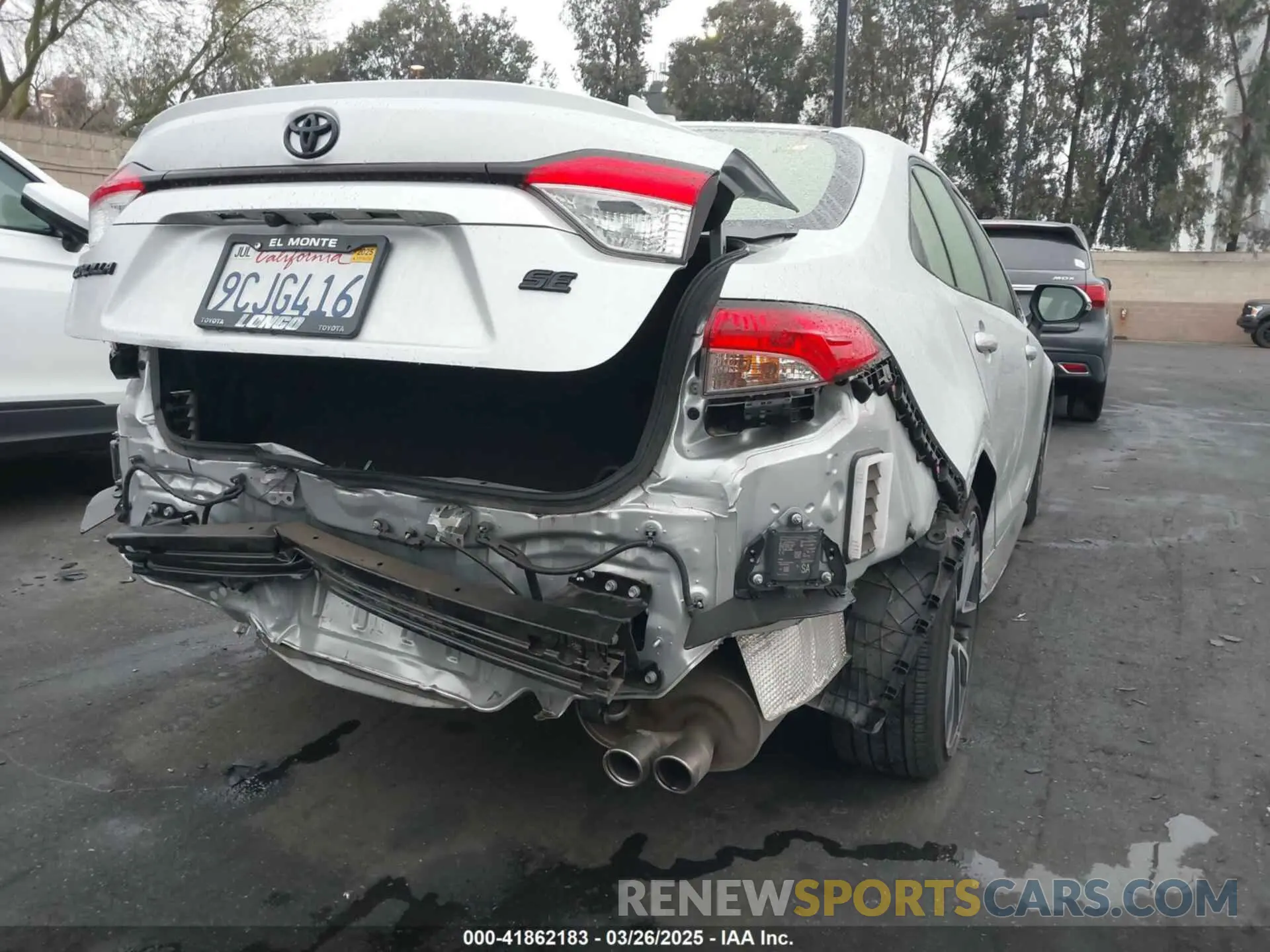 6 Photograph of a damaged car JTDP4MCE4N3511315 TOYOTA COROLLA 2022
