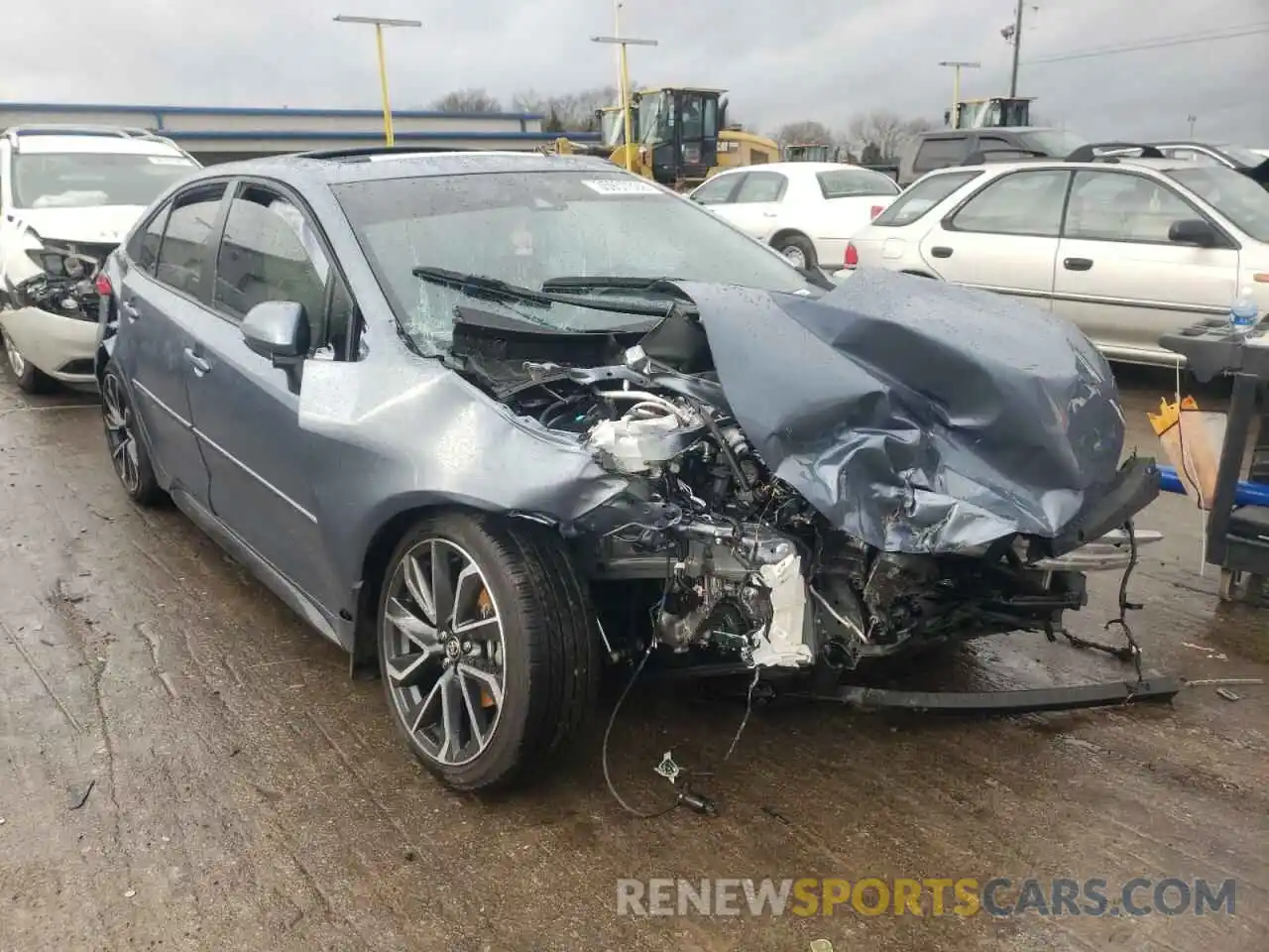 1 Photograph of a damaged car JTDP4MCE8NJ083857 TOYOTA COROLLA 2022