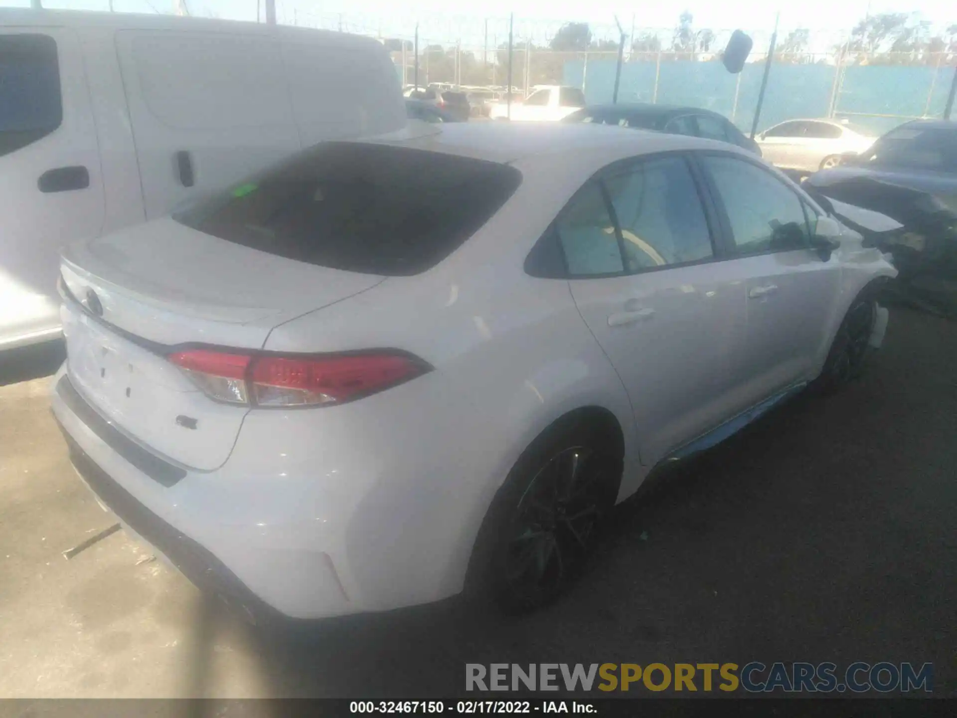 4 Photograph of a damaged car JTDP4MCEXNJ082130 TOYOTA COROLLA 2022