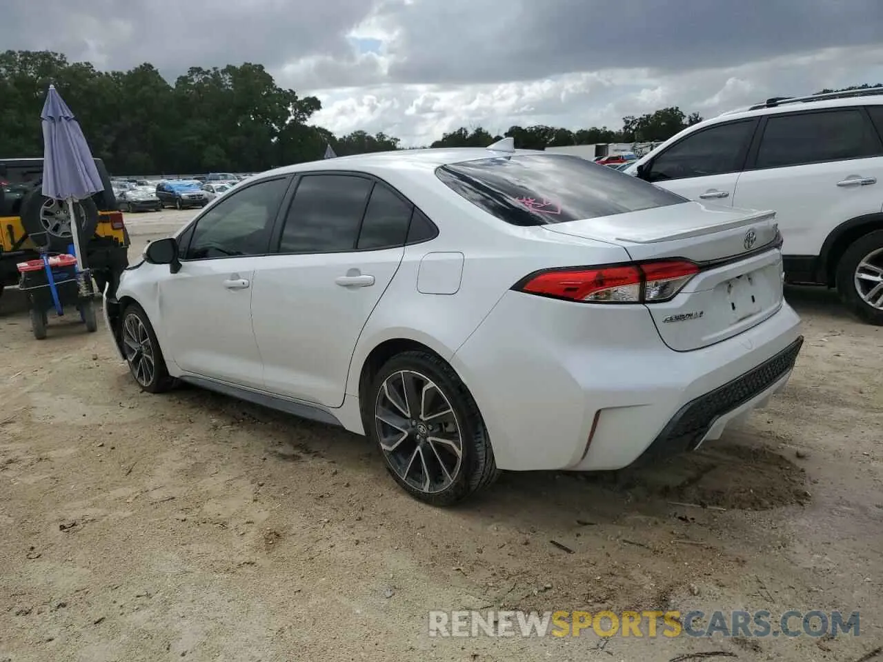 2 Photograph of a damaged car JTDS4MCE0N3507403 TOYOTA COROLLA 2022