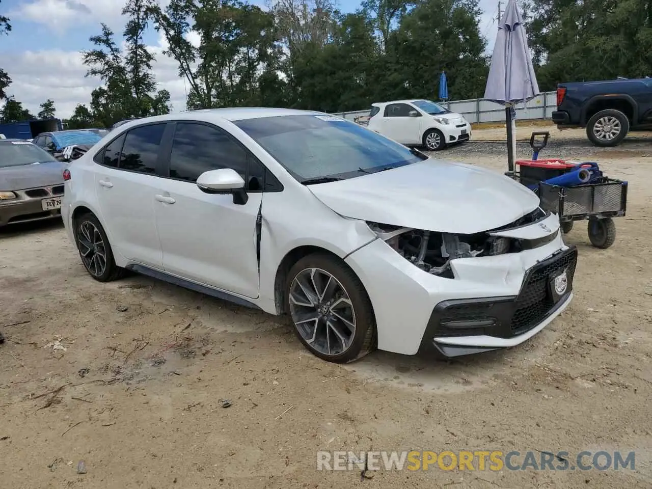4 Photograph of a damaged car JTDS4MCE0N3507403 TOYOTA COROLLA 2022