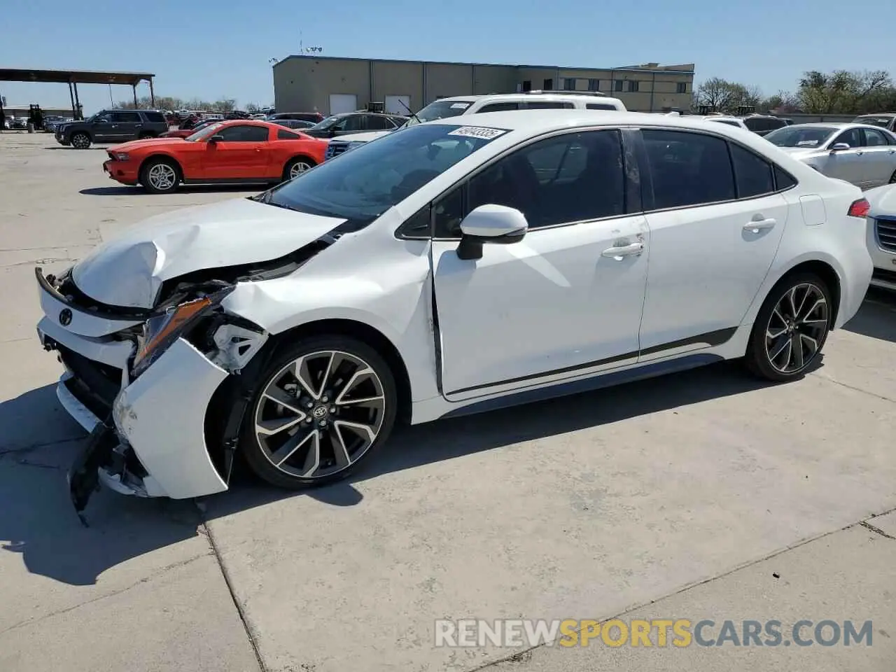 1 Photograph of a damaged car JTDS4MCE0N3509989 TOYOTA COROLLA 2022