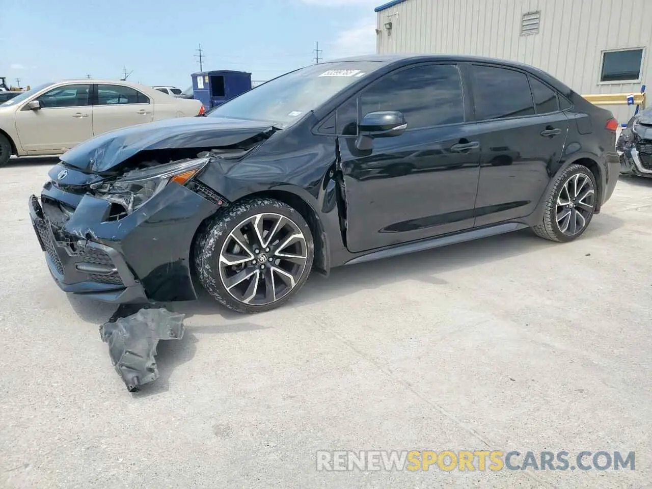 1 Photograph of a damaged car JTDS4MCE0NJ081403 TOYOTA COROLLA 2022