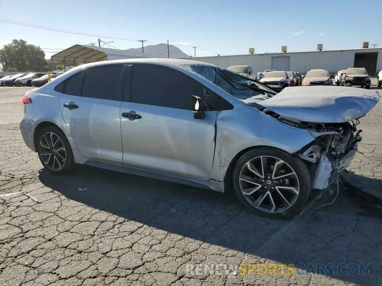 4 Photograph of a damaged car JTDS4MCE0NJ082468 TOYOTA COROLLA 2022