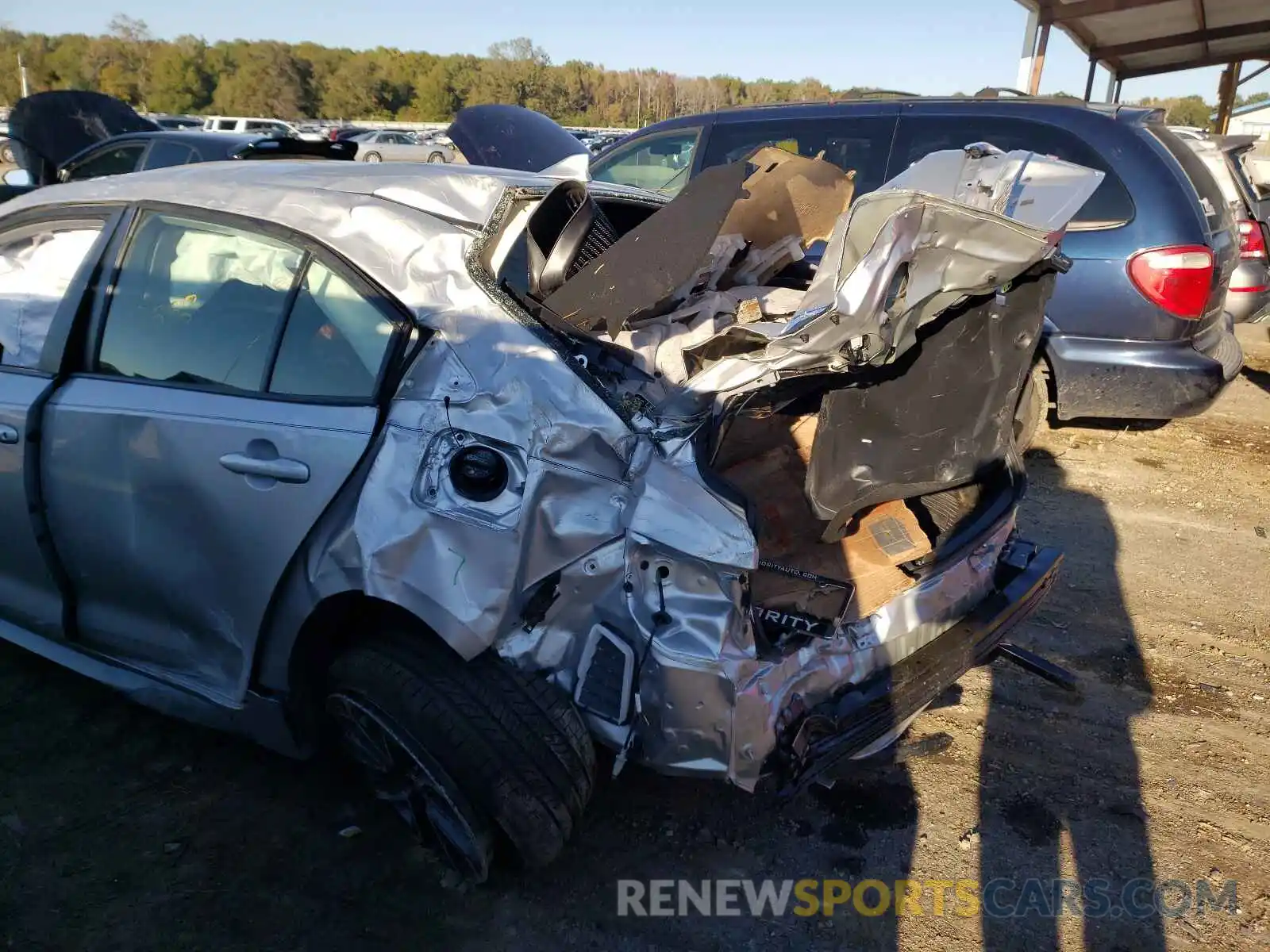 9 Photograph of a damaged car JTDS4MCE0NJ085497 TOYOTA COROLLA 2022