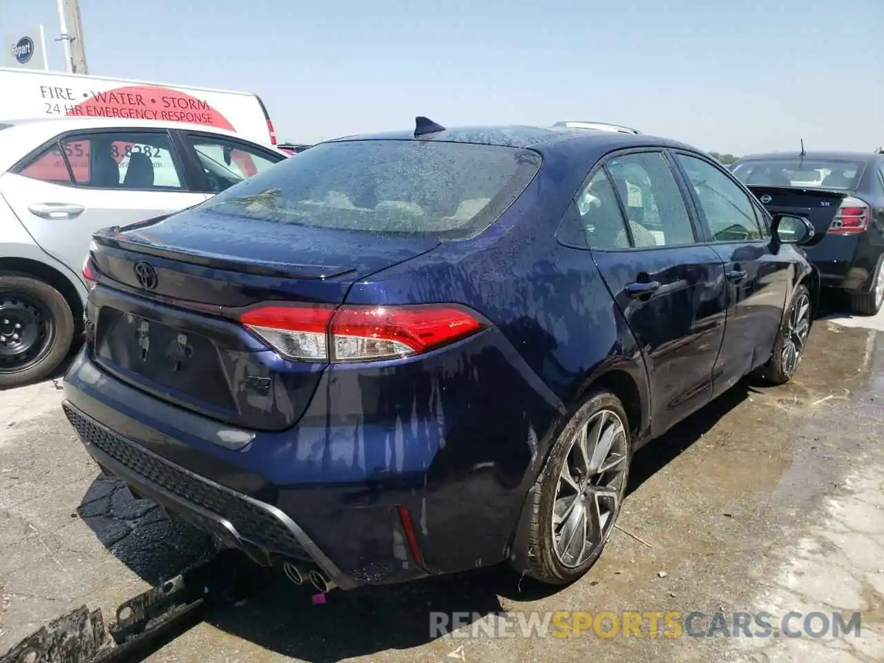 4 Photograph of a damaged car JTDS4MCE0NJ086746 TOYOTA COROLLA 2022