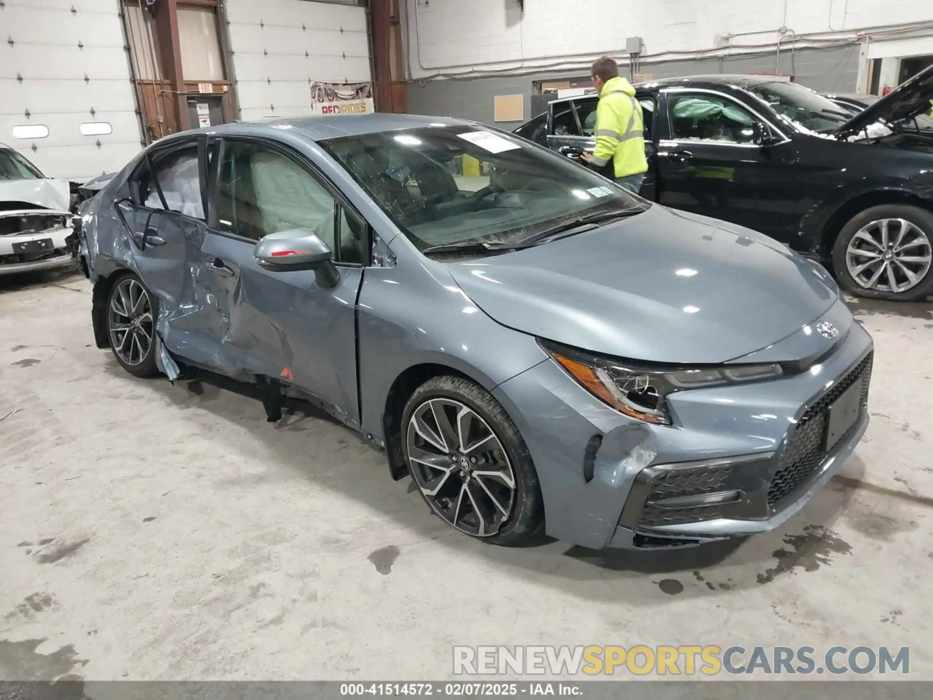 1 Photograph of a damaged car JTDS4MCE0NJ093325 TOYOTA COROLLA 2022