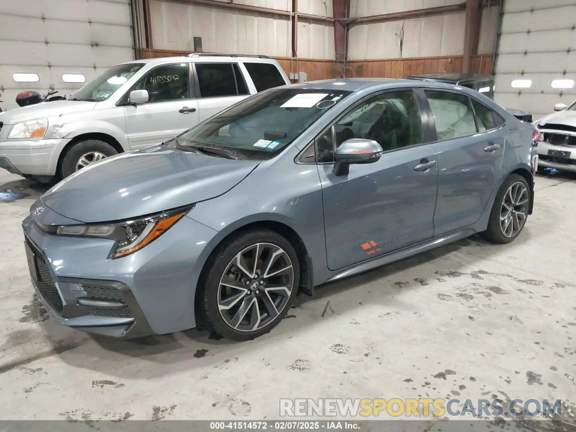 2 Photograph of a damaged car JTDS4MCE0NJ093325 TOYOTA COROLLA 2022