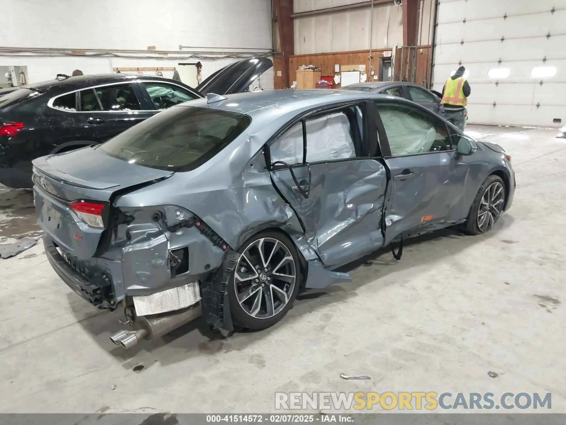 4 Photograph of a damaged car JTDS4MCE0NJ093325 TOYOTA COROLLA 2022
