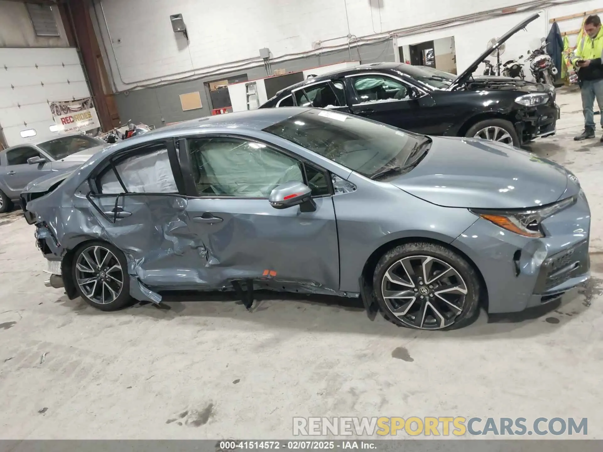6 Photograph of a damaged car JTDS4MCE0NJ093325 TOYOTA COROLLA 2022