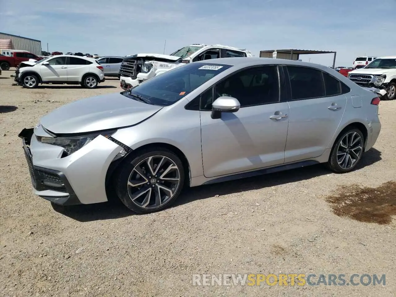1 Photograph of a damaged car JTDS4MCE1N3501612 TOYOTA COROLLA 2022