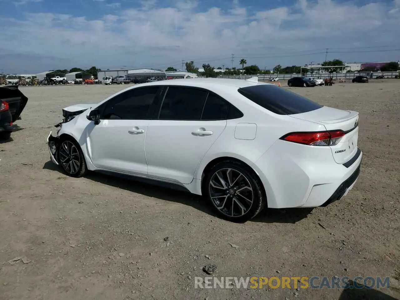 2 Photograph of a damaged car JTDS4MCE1N3502243 TOYOTA COROLLA 2022