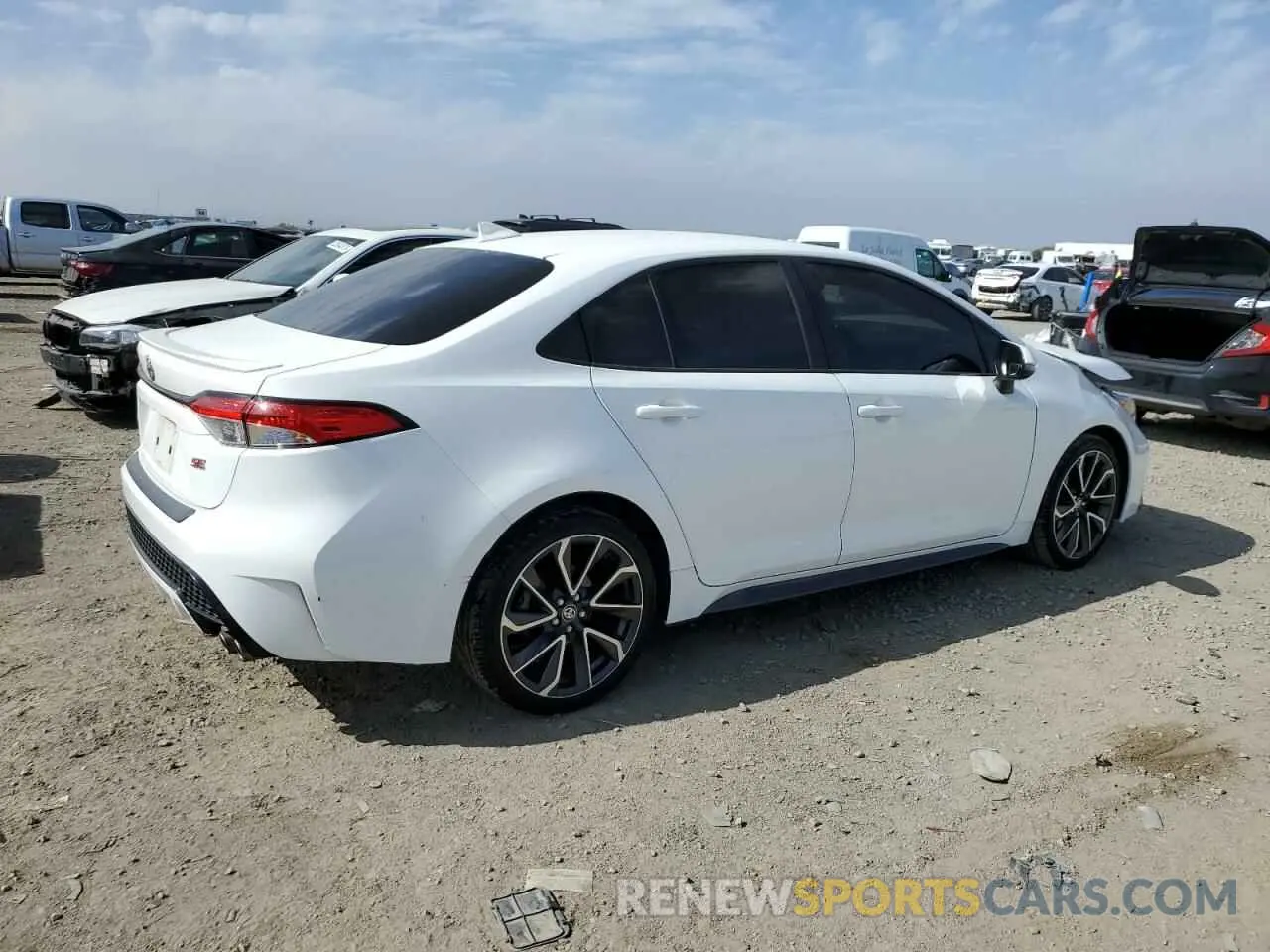 3 Photograph of a damaged car JTDS4MCE1N3502243 TOYOTA COROLLA 2022