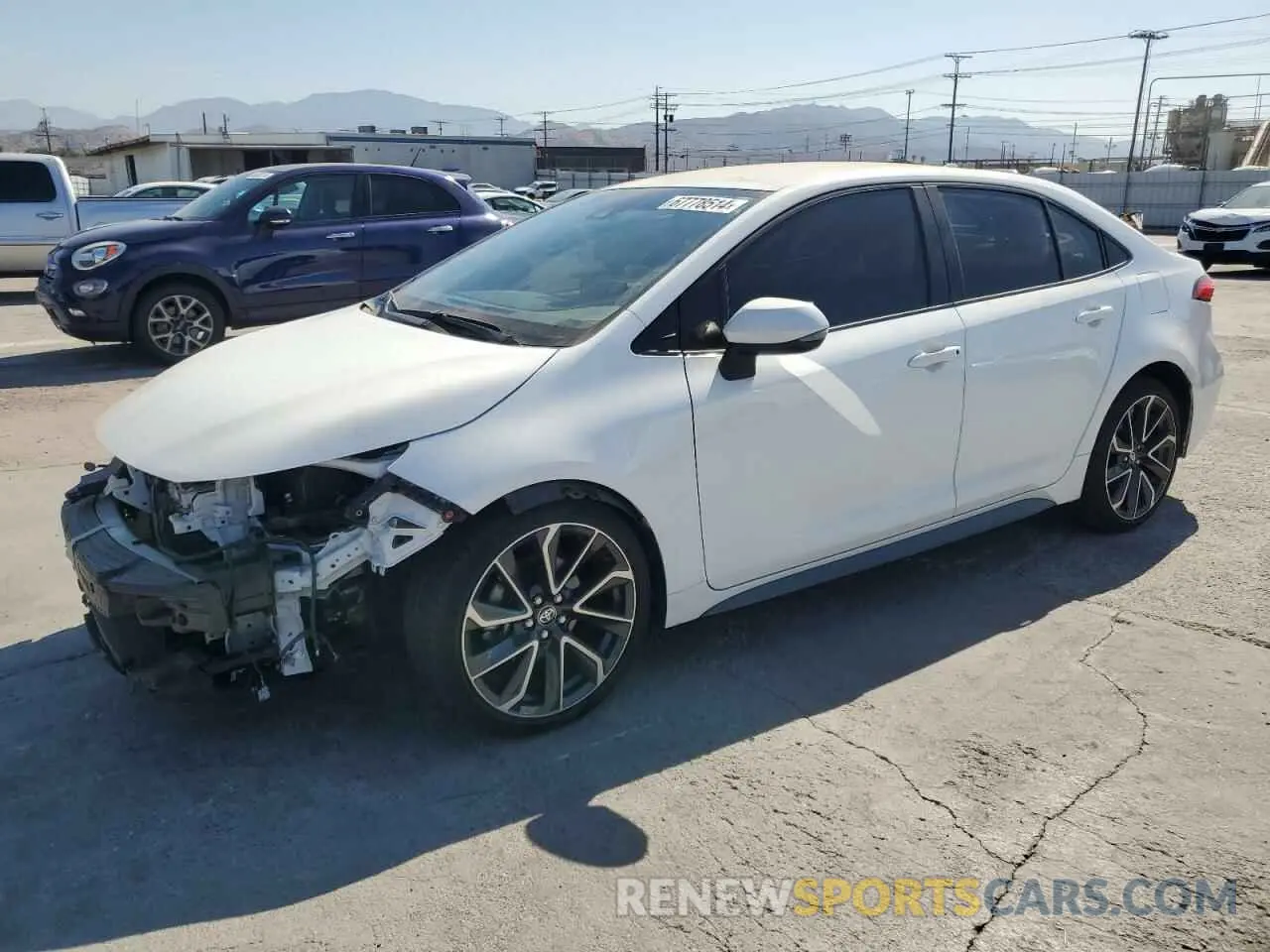 1 Photograph of a damaged car JTDS4MCE1N3513064 TOYOTA COROLLA 2022