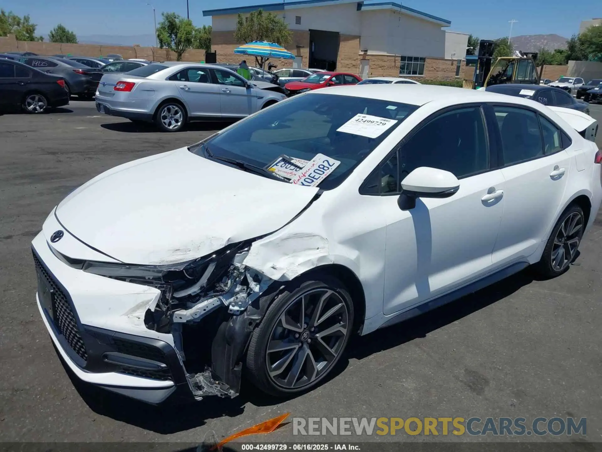 2 Photograph of a damaged car JTDS4MCE1NJ084908 TOYOTA COROLLA 2022