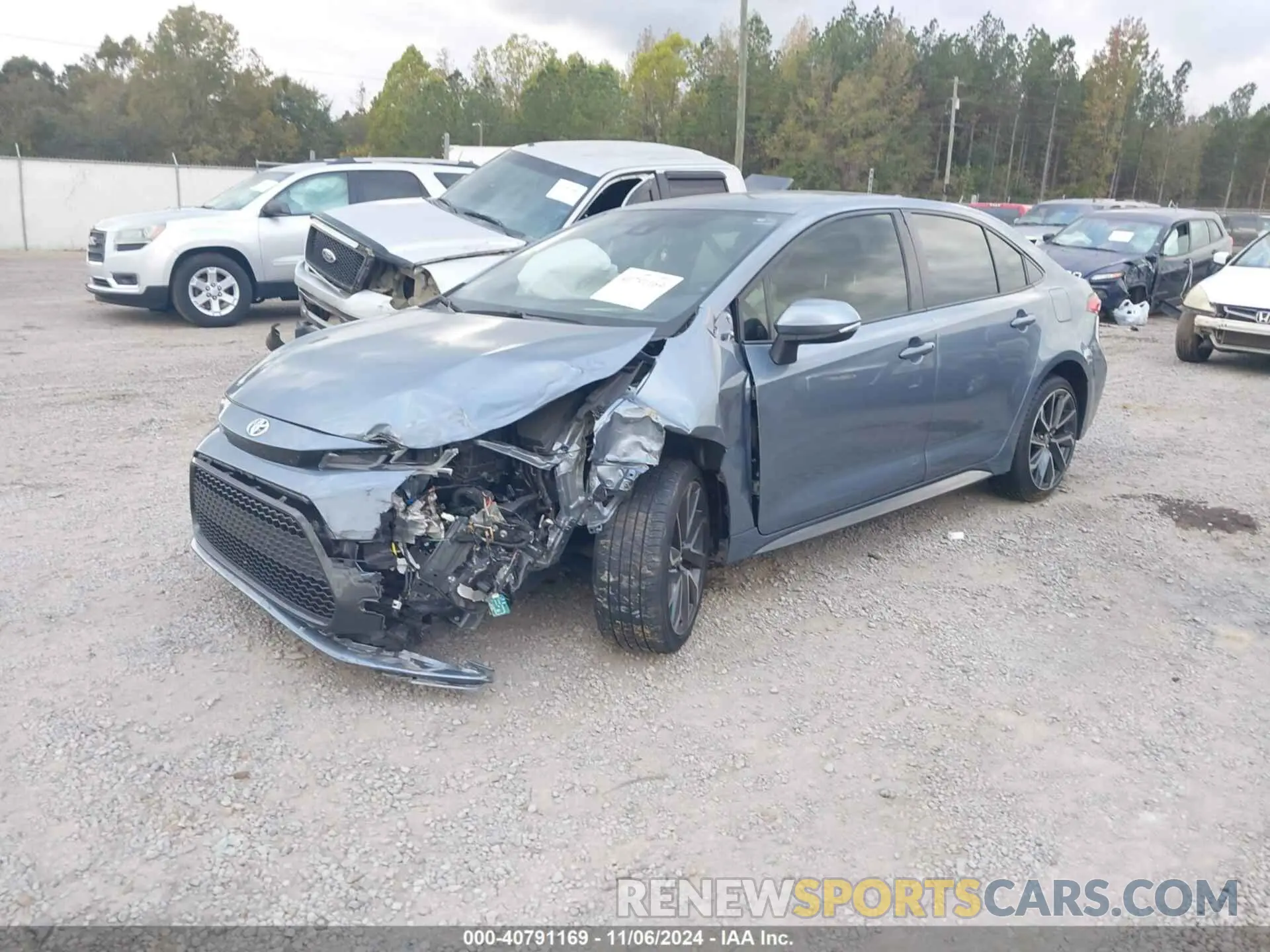 2 Photograph of a damaged car JTDS4MCE1NJ089378 TOYOTA COROLLA 2022