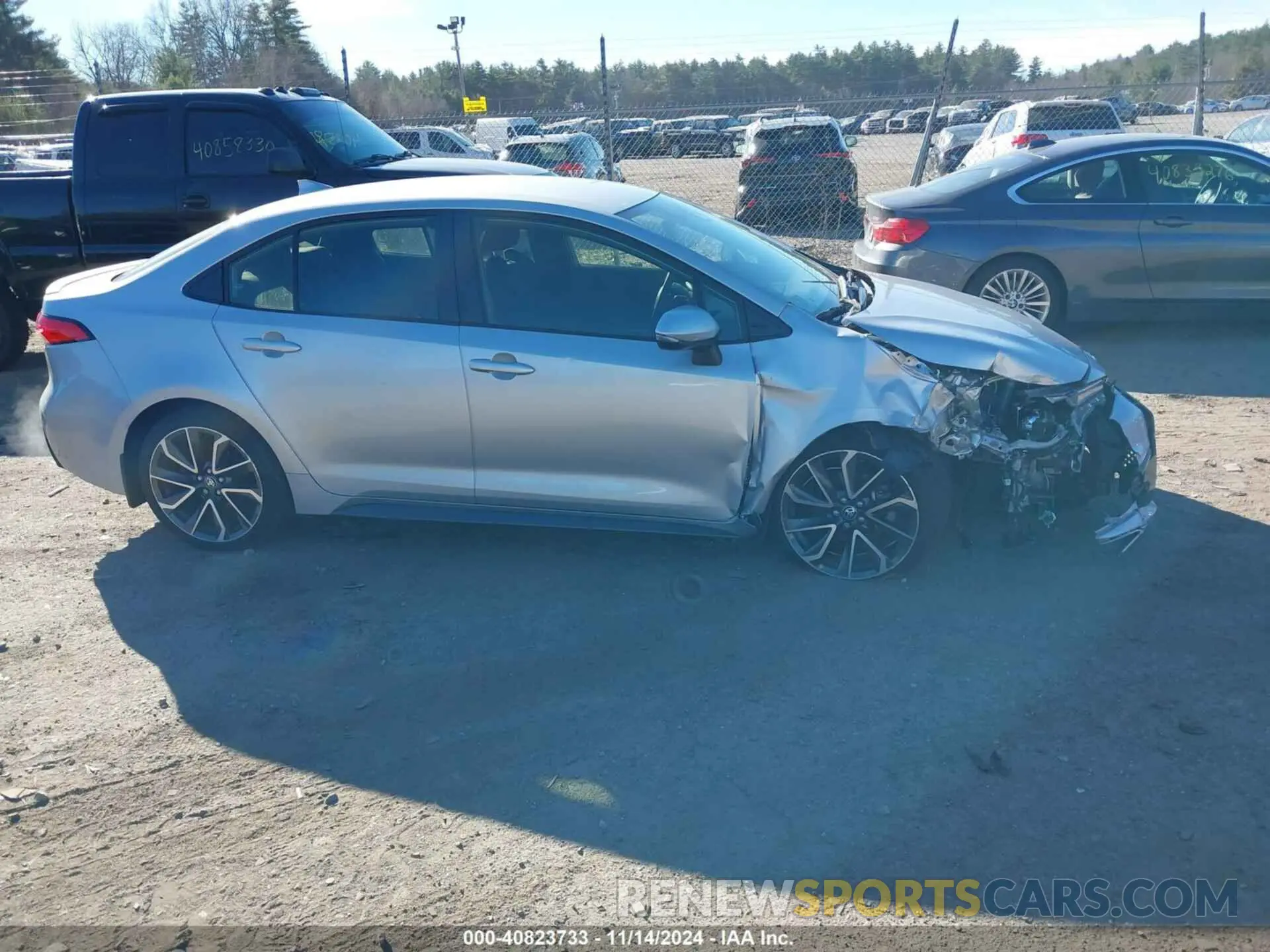 13 Photograph of a damaged car JTDS4MCE1NJ097464 TOYOTA COROLLA 2022