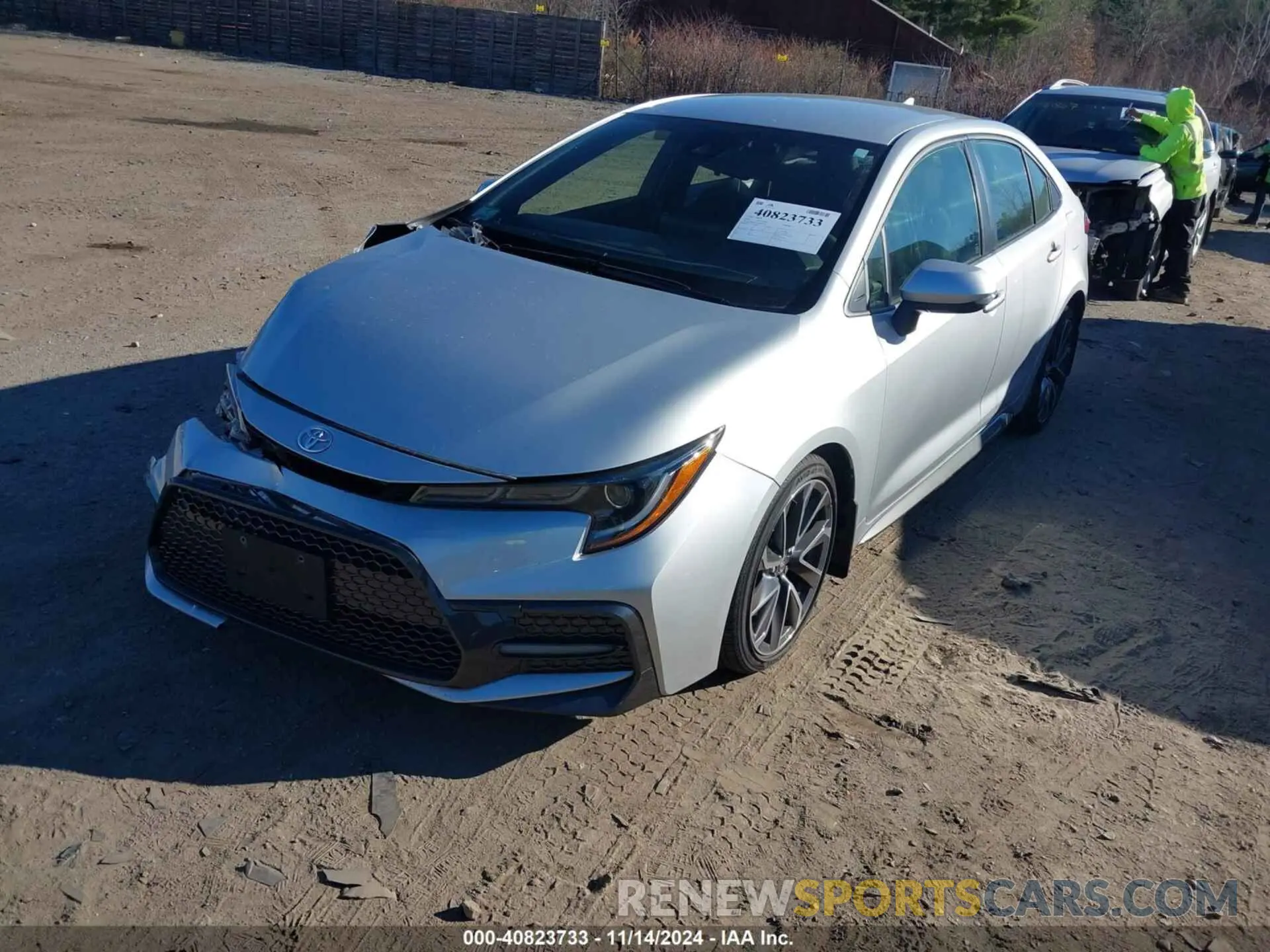 2 Photograph of a damaged car JTDS4MCE1NJ097464 TOYOTA COROLLA 2022