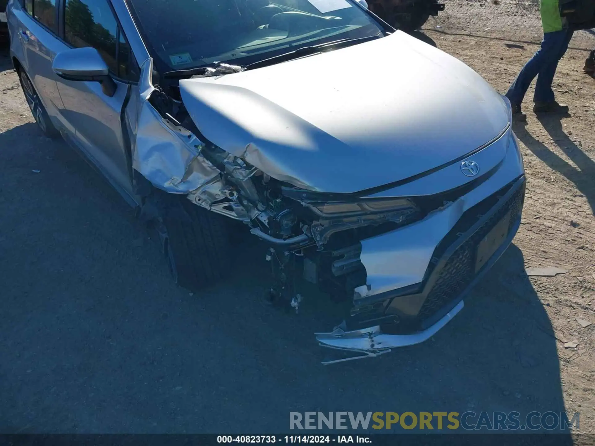 6 Photograph of a damaged car JTDS4MCE1NJ097464 TOYOTA COROLLA 2022