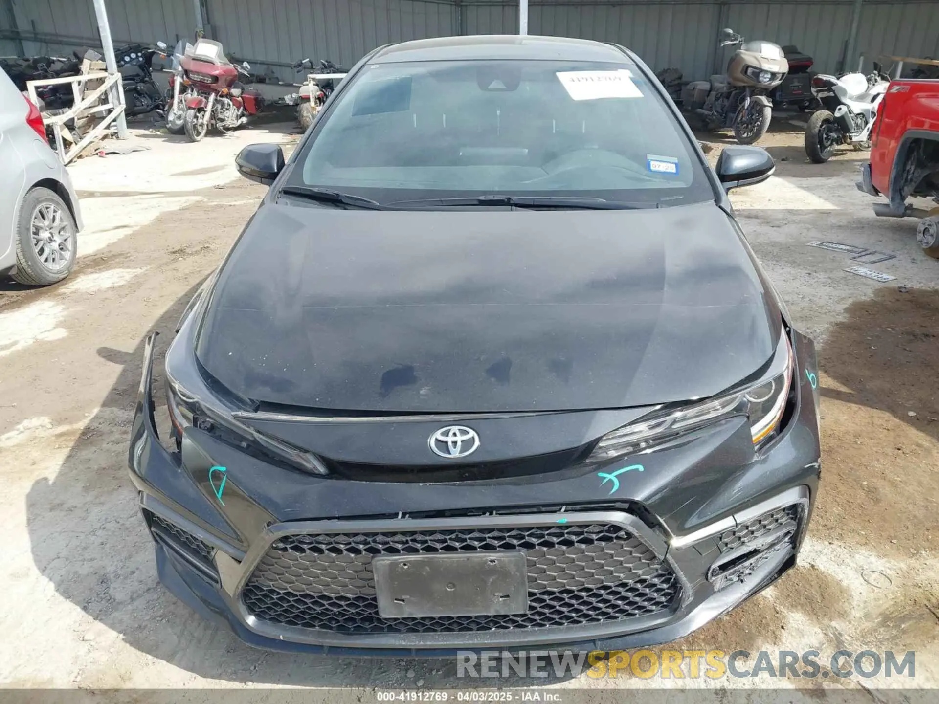 12 Photograph of a damaged car JTDS4MCE1NJ097559 TOYOTA COROLLA 2022