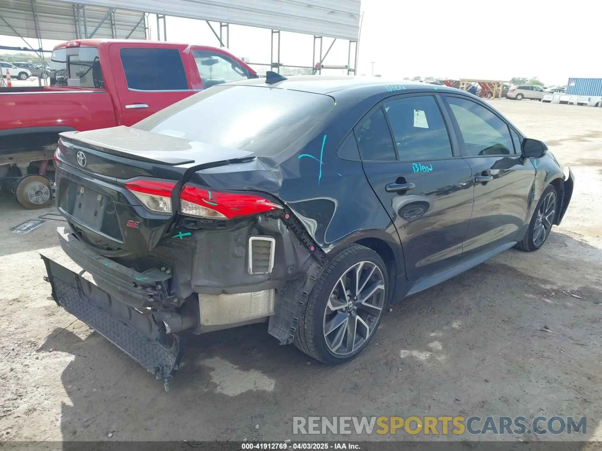 4 Photograph of a damaged car JTDS4MCE1NJ097559 TOYOTA COROLLA 2022
