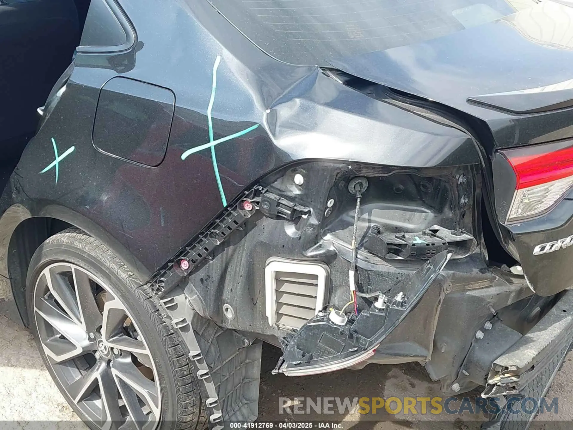 6 Photograph of a damaged car JTDS4MCE1NJ097559 TOYOTA COROLLA 2022
