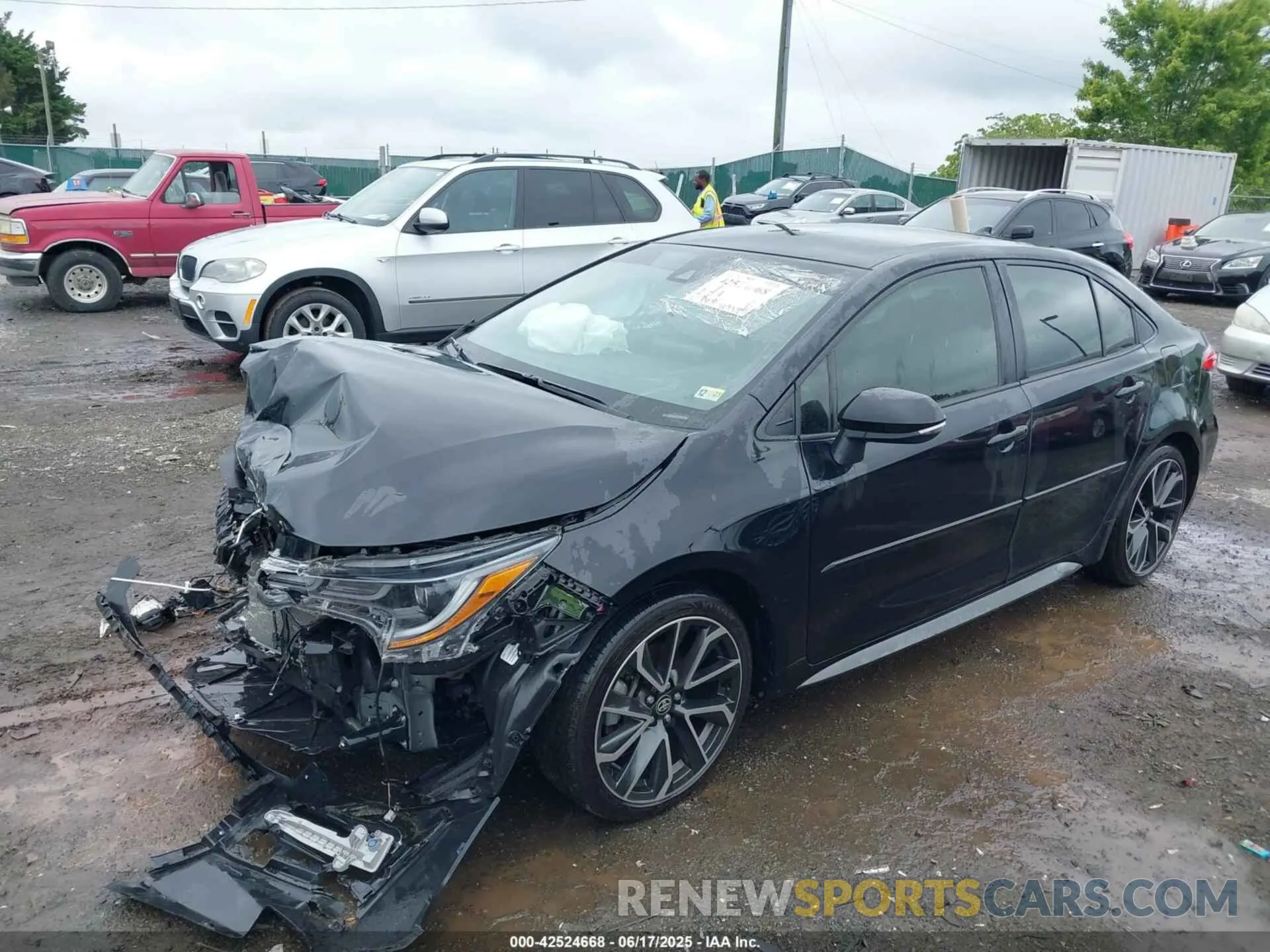 2 Photograph of a damaged car JTDS4MCE1NJ098758 TOYOTA COROLLA 2022