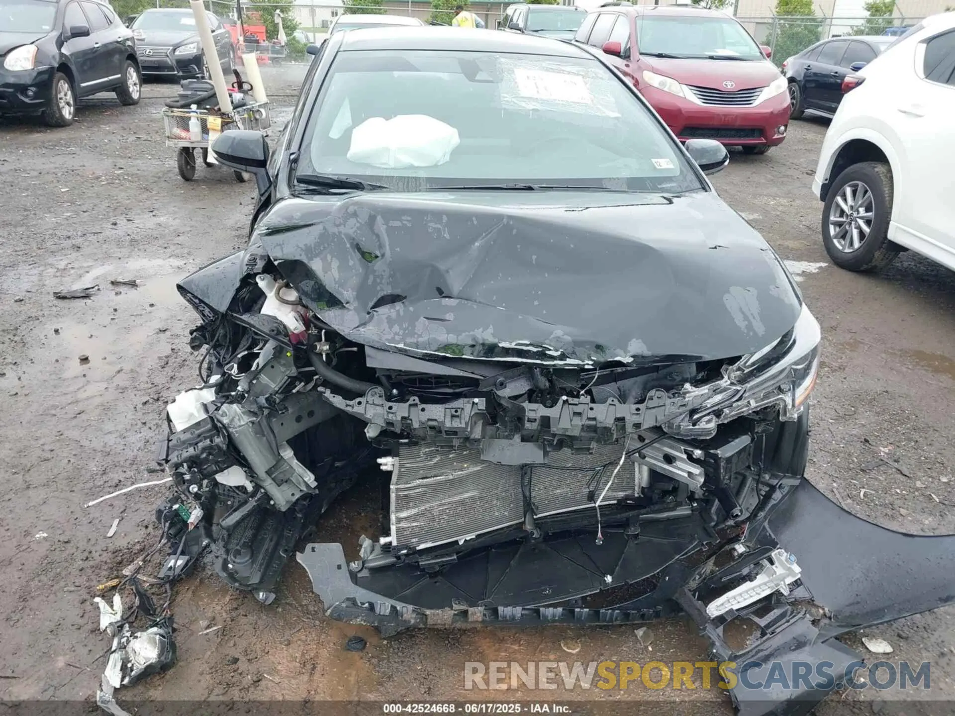 6 Photograph of a damaged car JTDS4MCE1NJ098758 TOYOTA COROLLA 2022
