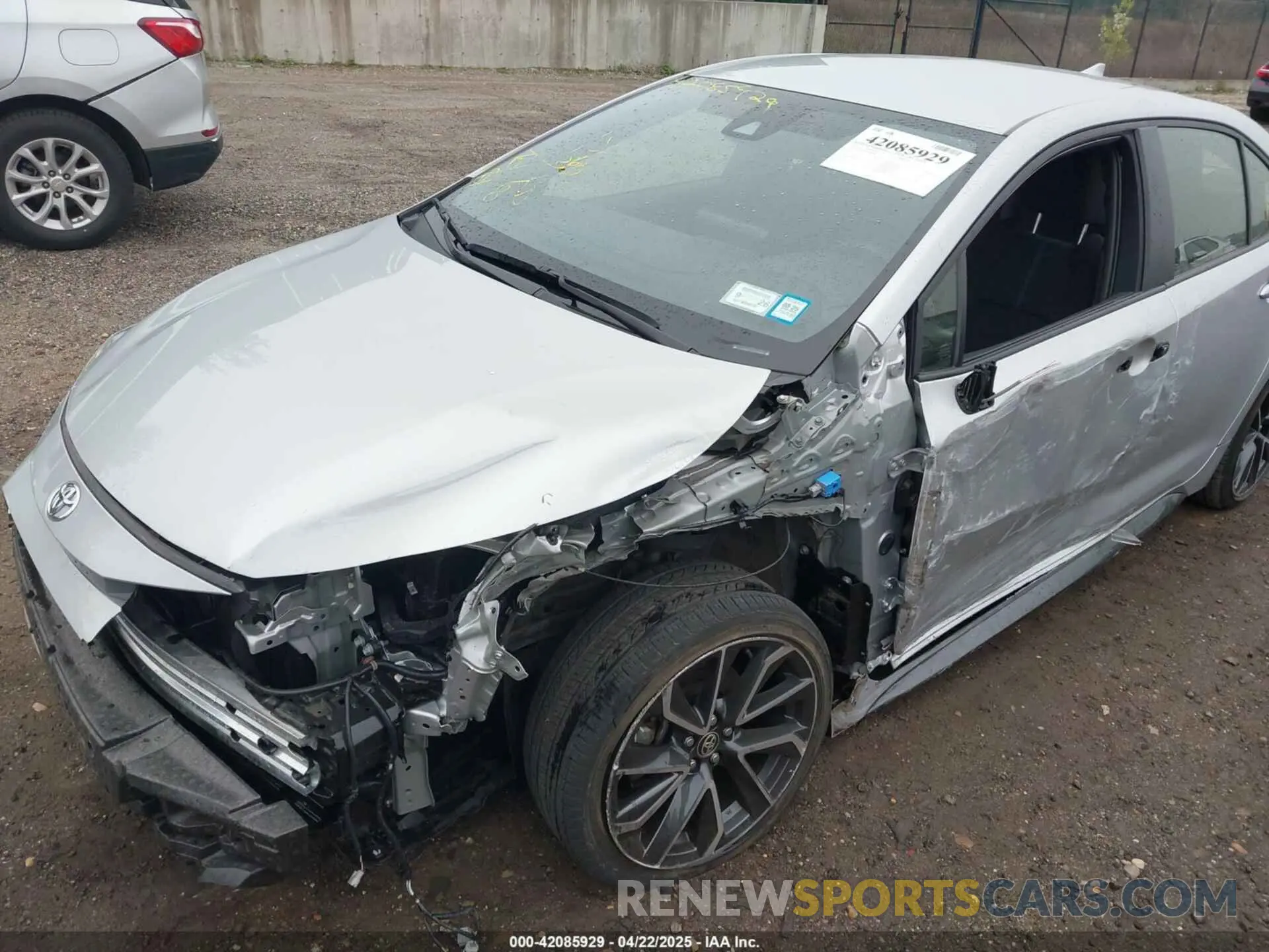 6 Photograph of a damaged car JTDS4MCE1NJ099408 TOYOTA COROLLA 2022